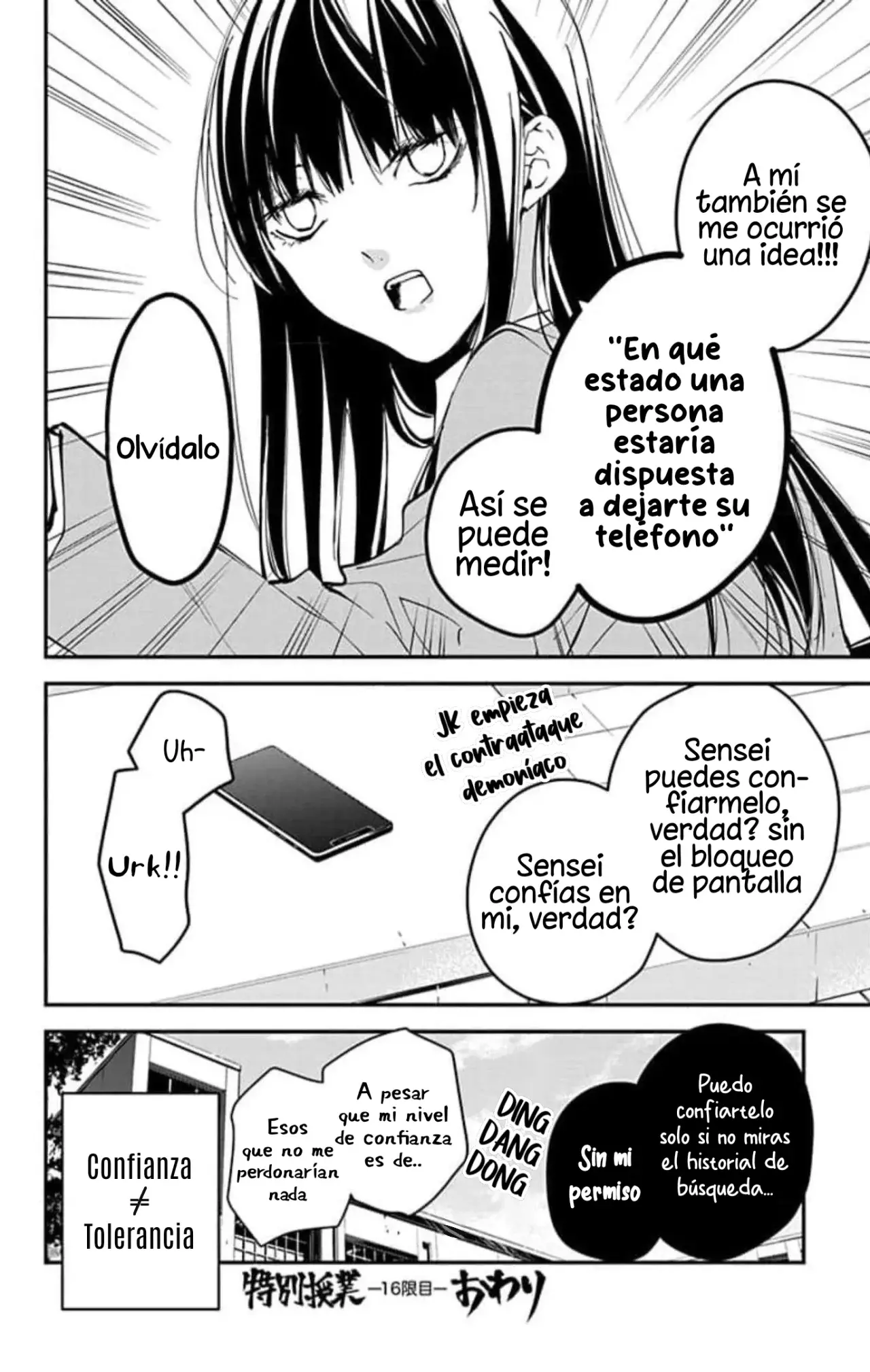 Tsuiraku JK to Haijin Kyoushi Capitulo 95.5 página 8
