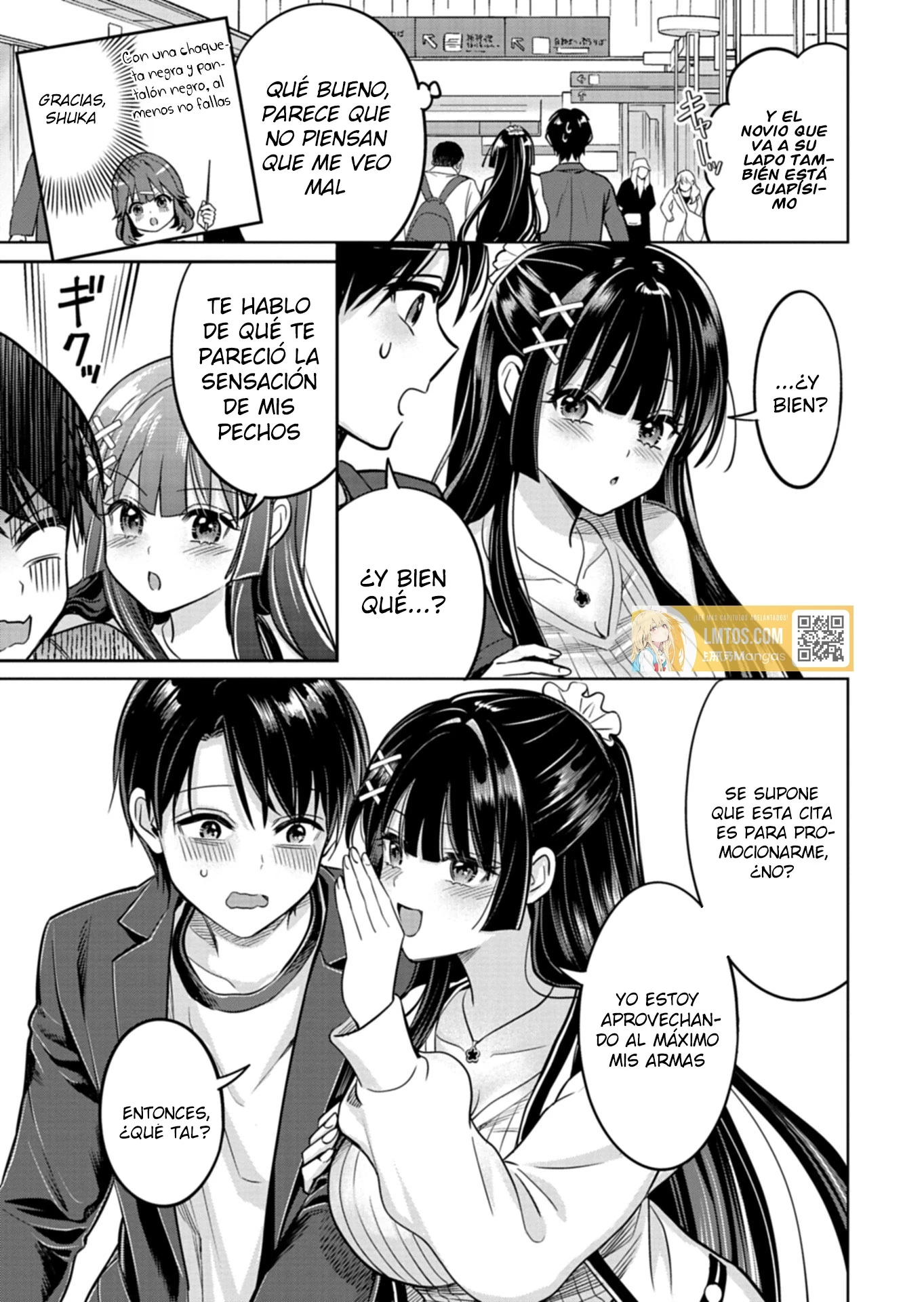 Su recompensa por salvar a la mujer caída fue la oportunidad de salir con sus hermosas hijas gemelas. Capitulo 3.1 página 8