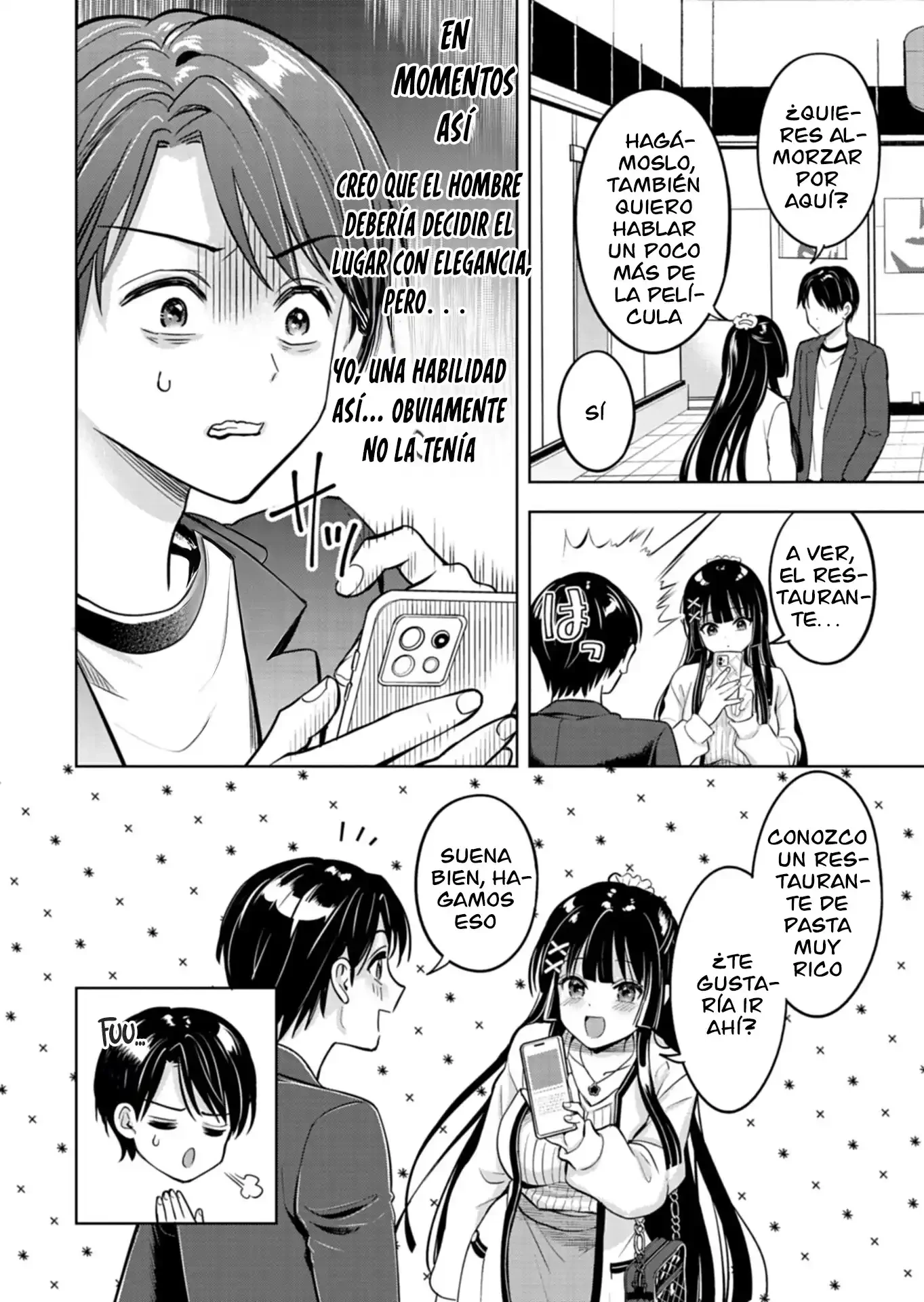 Su recompensa por salvar a la mujer caída fue la oportunidad de salir con sus hermosas hijas gemelas. Capitulo 3.2 página 3