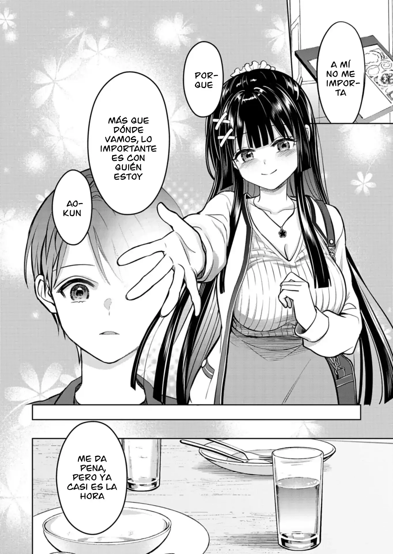 Su recompensa por salvar a la mujer caída fue la oportunidad de salir con sus hermosas hijas gemelas. Capitulo 3.2 página 7