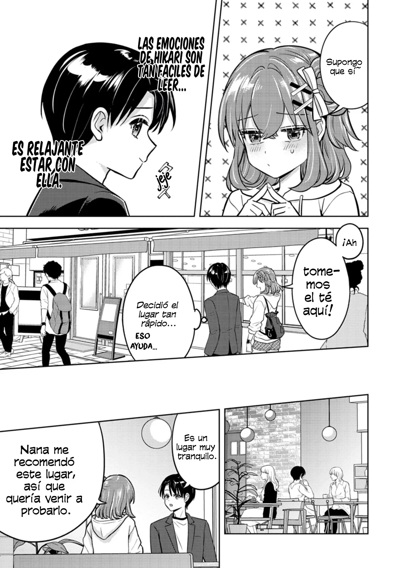 Su recompensa por salvar a la mujer caída fue la oportunidad de salir con sus hermosas hijas gemelas. Capitulo 4.1 página 14
