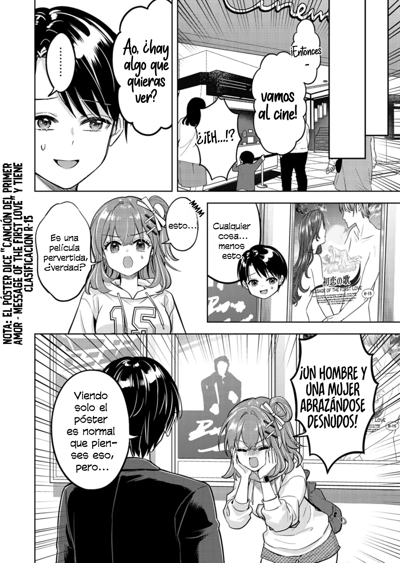 Su recompensa por salvar a la mujer caída fue la oportunidad de salir con sus hermosas hijas gemelas. Capitulo 4.1 página 3