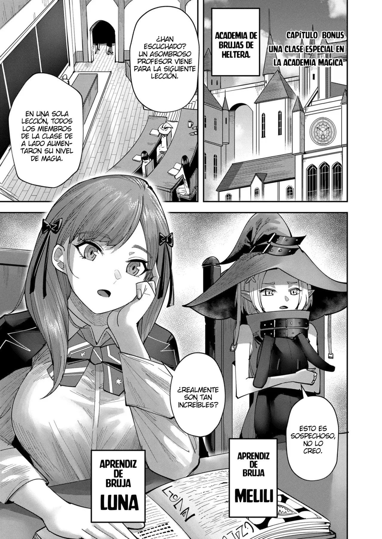 Kichiku Eiyuu Capitulo 15.5: | [BONUS] Una clase especial en la academia mágica. página 2