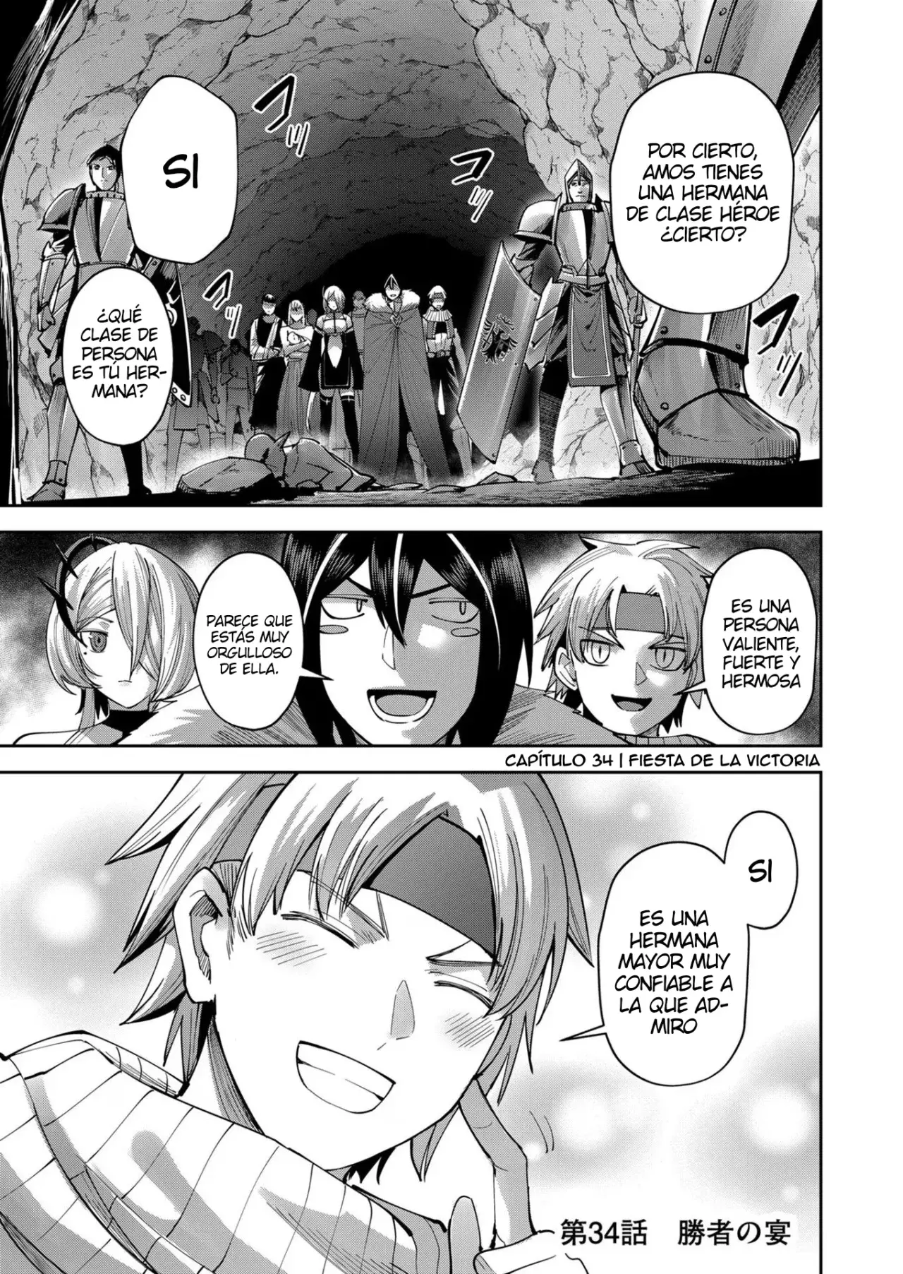 Kichiku Eiyuu Capitulo 34: | Fiesta de la victoria. página 3