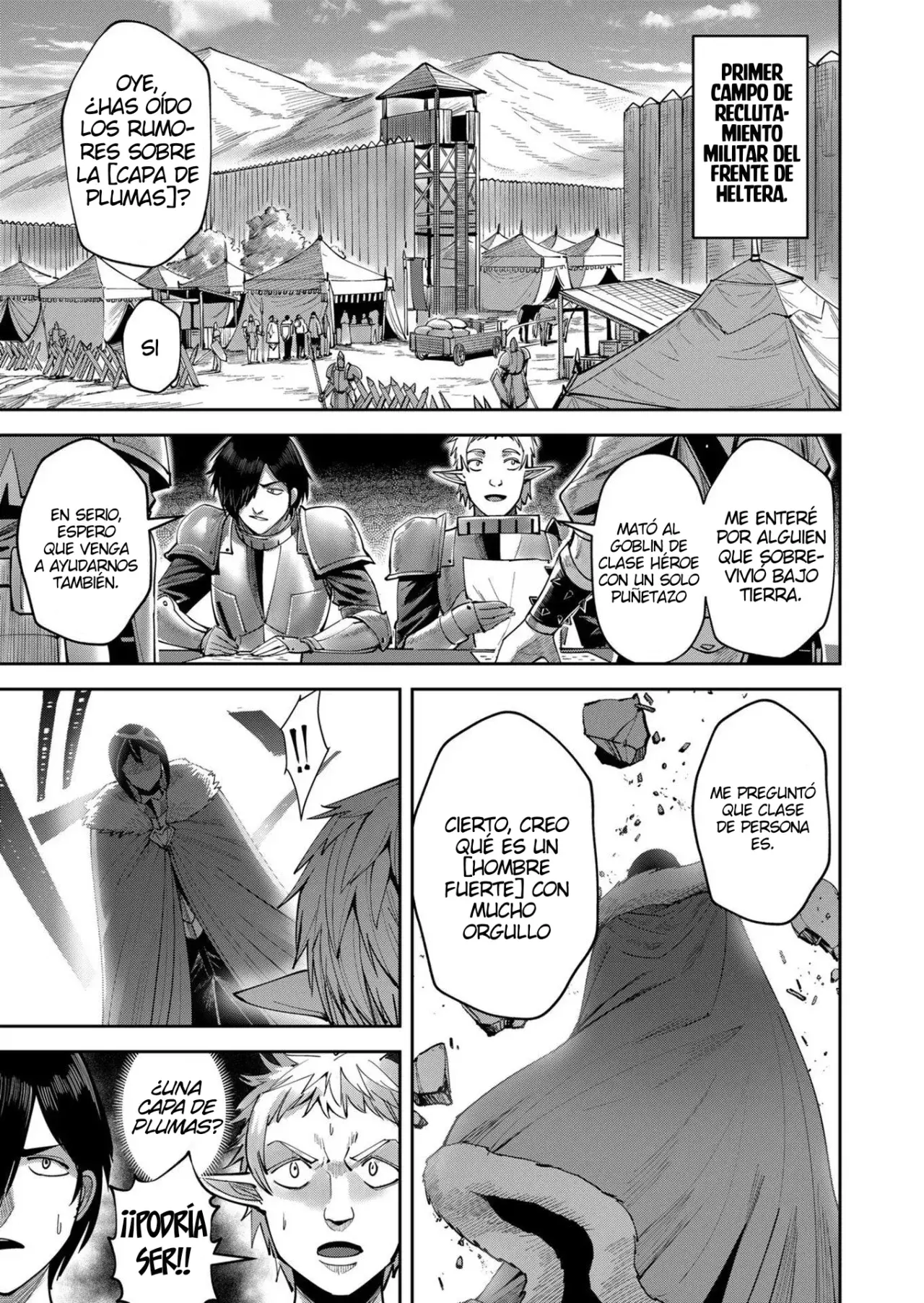 Kichiku Eiyuu Capitulo 37: | Capa de plumas. página 6