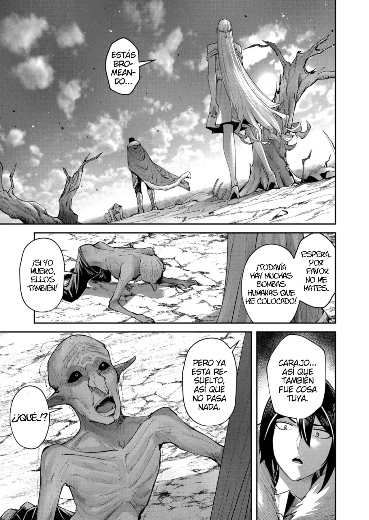 Kichiku Eiyuu Capitulo 44: | Lápida permanente. página 16