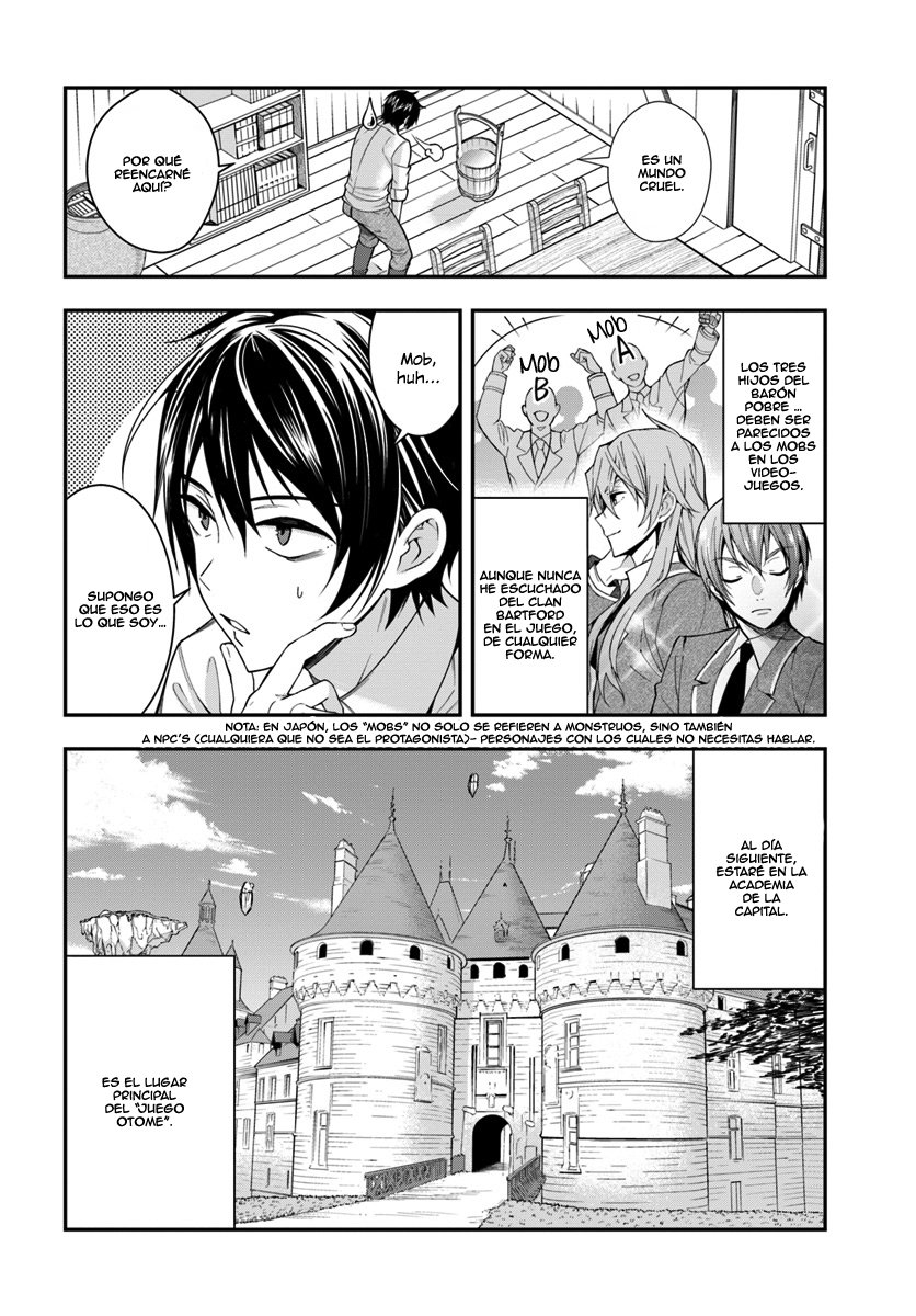 Otome Game Sekai wa Mob ni Kibishii Sekai Desu Capitulo 1: Reencarnado en la Oscuridad página 40