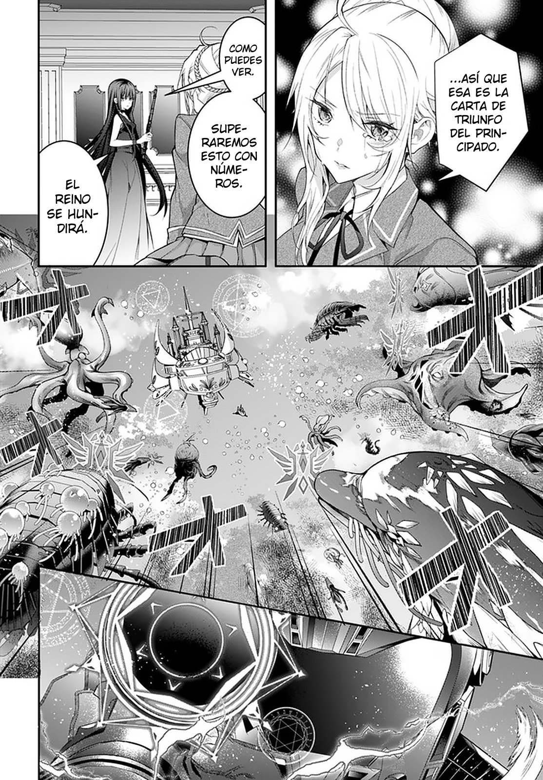 Otome Game Sekai wa Mob ni Kibishii Sekai Desu Capitulo 30: A la batalla página 17