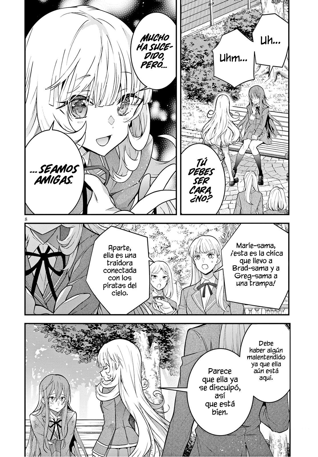 Otome Game Sekai wa Mob ni Kibishii Sekai Desu Capitulo 39: El Guardaespaldas de la Santa página 10