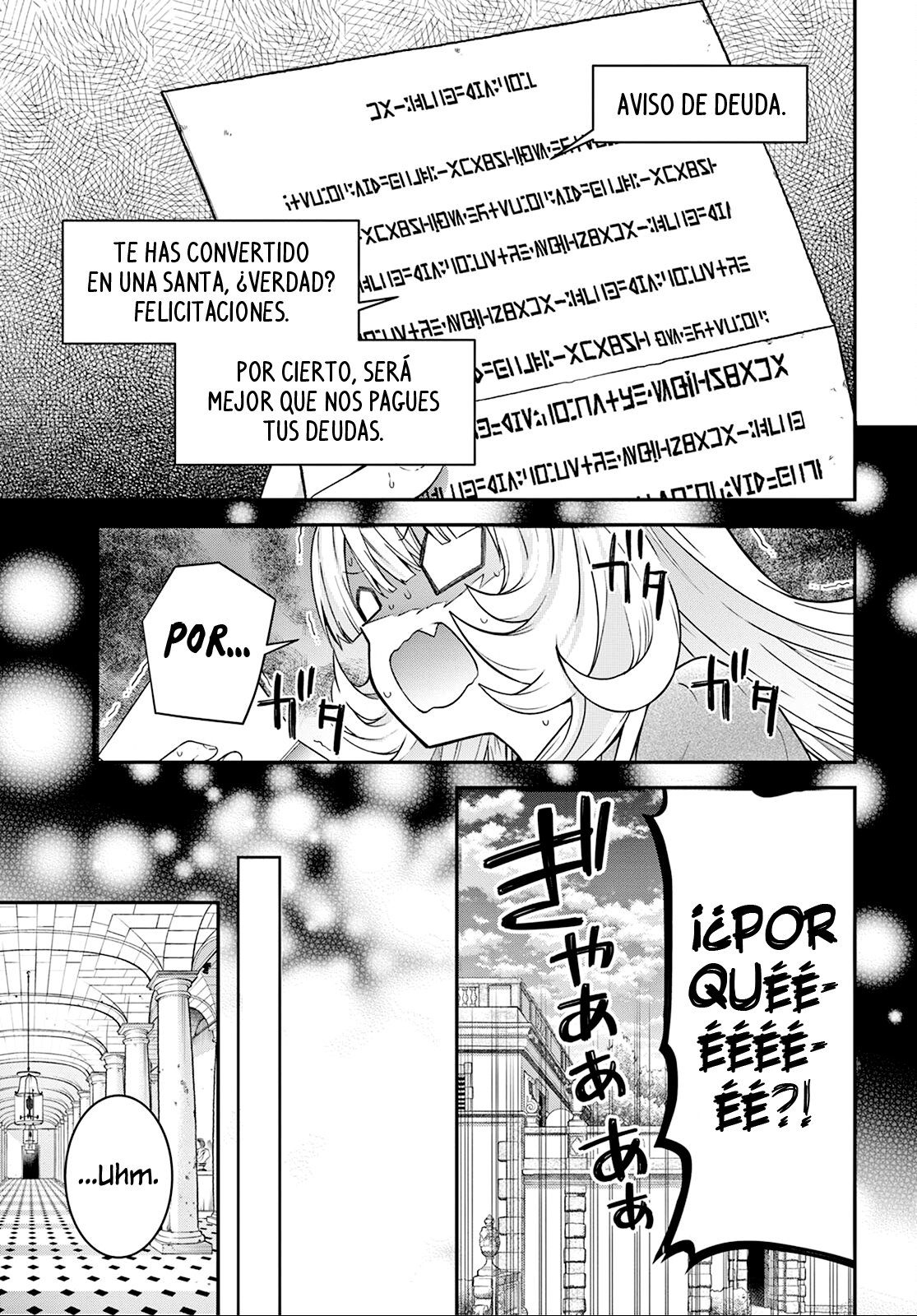 Otome Game Sekai wa Mob ni Kibishii Sekai Desu Capitulo 39: El Guardaespaldas de la Santa página 15