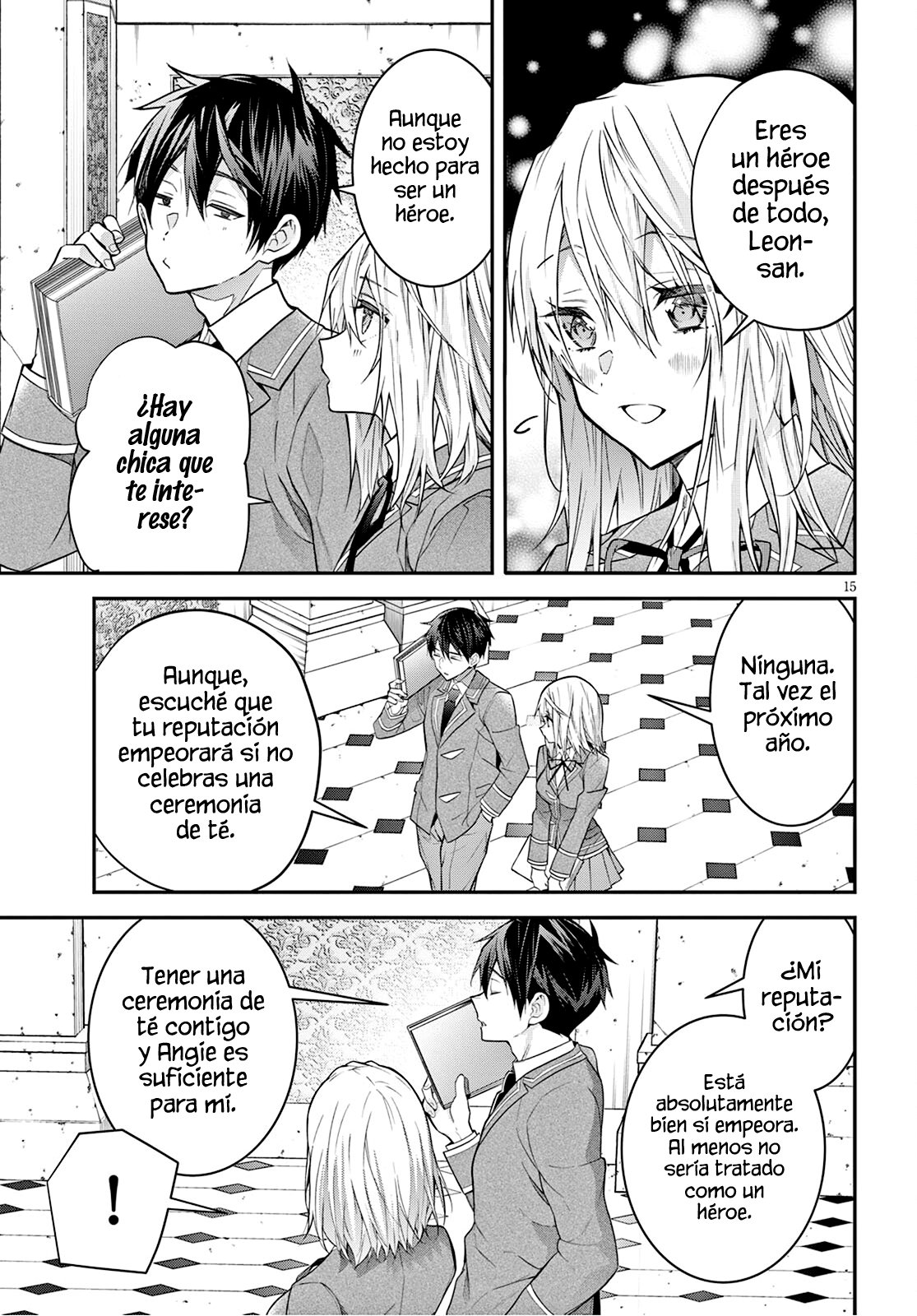 Otome Game Sekai wa Mob ni Kibishii Sekai Desu Capitulo 39: El Guardaespaldas de la Santa página 17