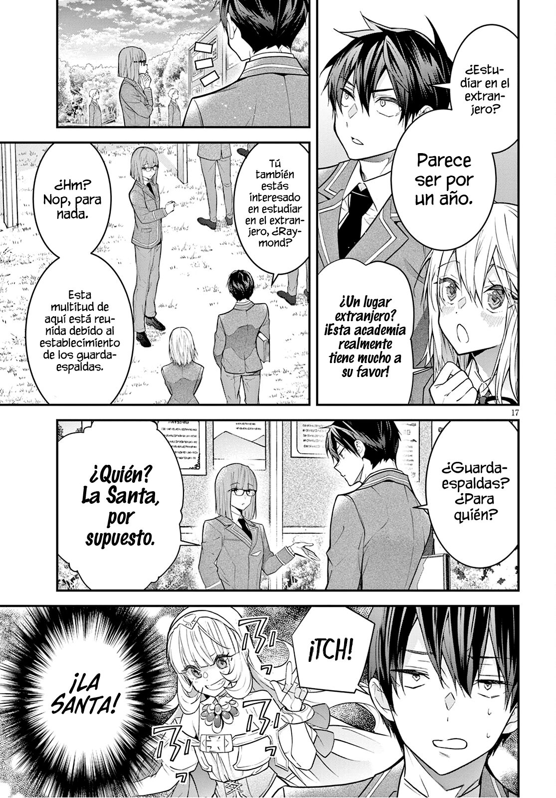 Otome Game Sekai wa Mob ni Kibishii Sekai Desu Capitulo 39: El Guardaespaldas de la Santa página 19