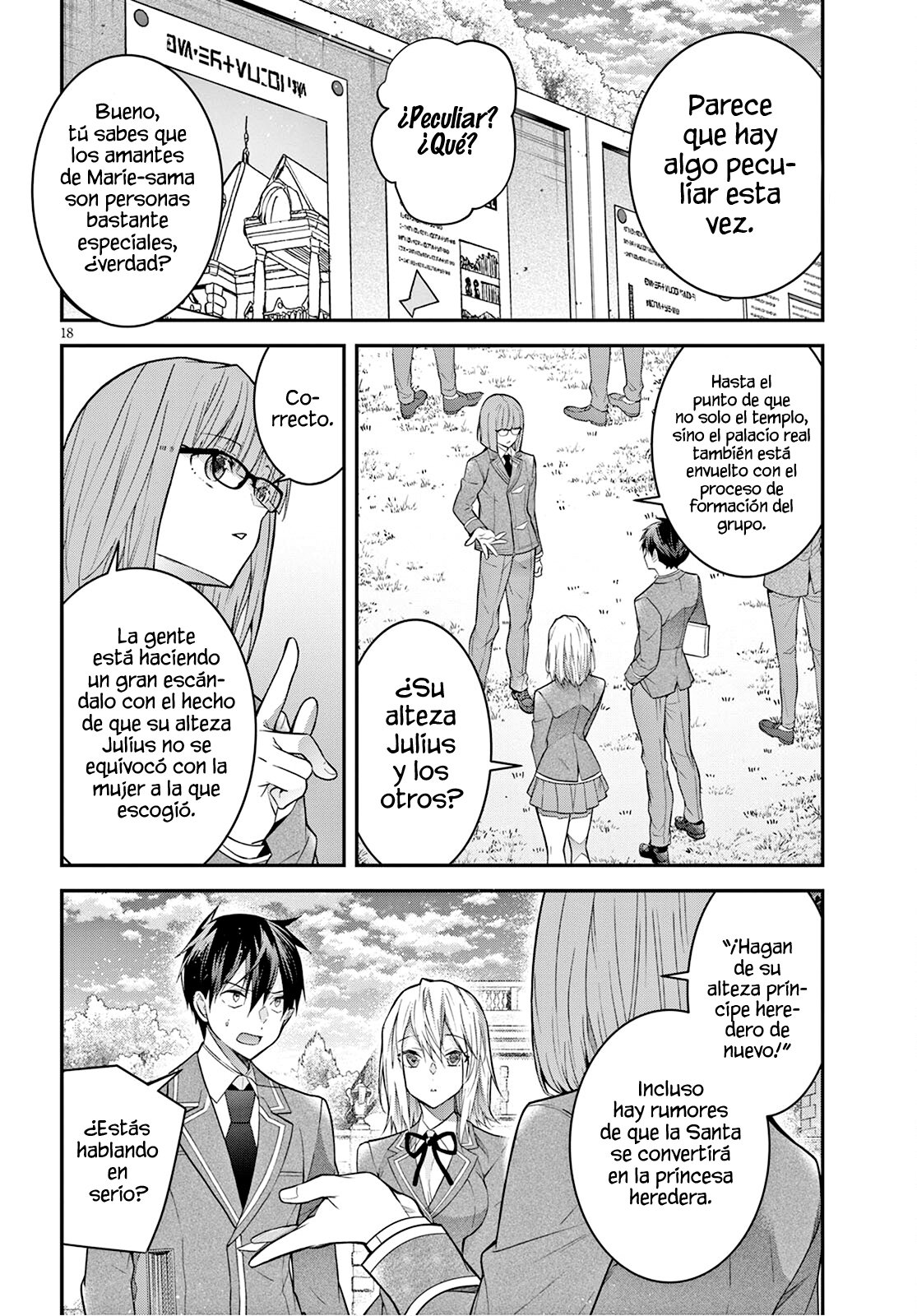 Otome Game Sekai wa Mob ni Kibishii Sekai Desu Capitulo 39: El Guardaespaldas de la Santa página 20