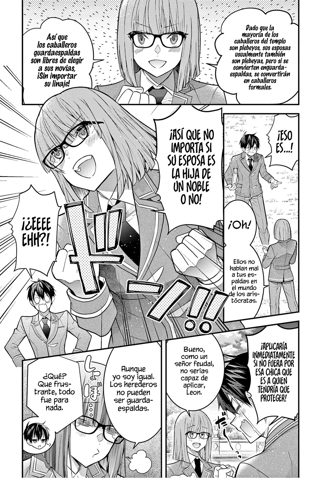 Otome Game Sekai wa Mob ni Kibishii Sekai Desu Capitulo 39: El Guardaespaldas de la Santa página 22