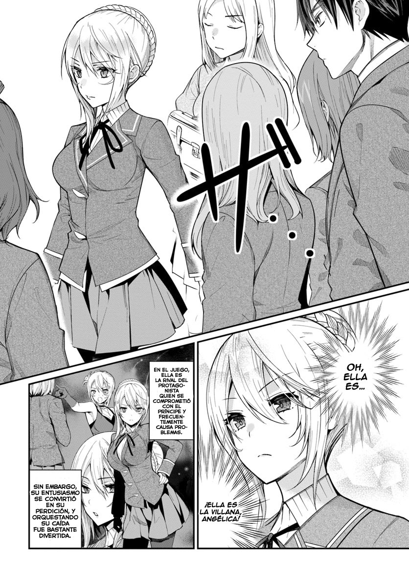 Otome Game Sekai wa Mob ni Kibishii Sekai Desu Capitulo 4: Inscripcion página 14