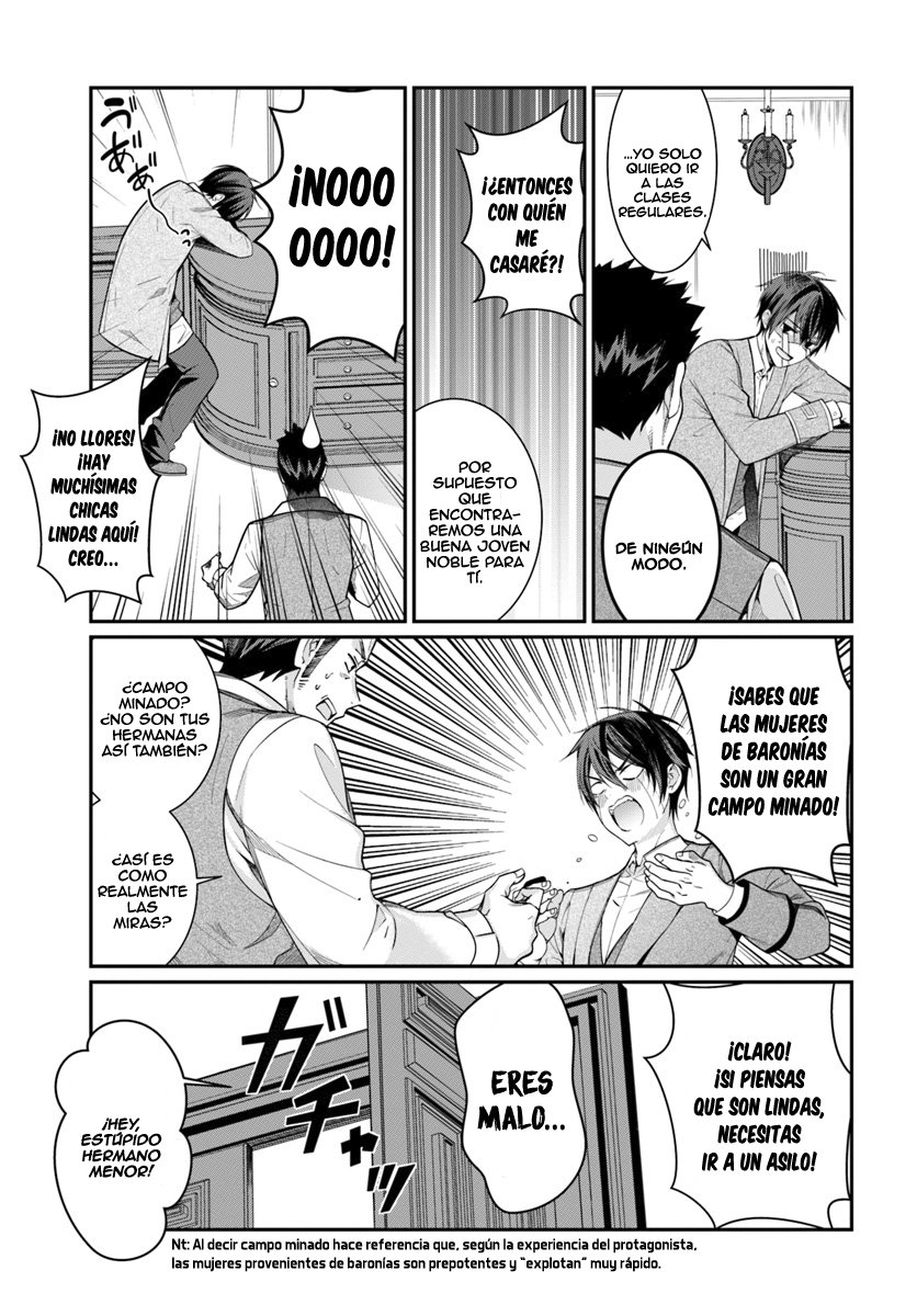Otome Game Sekai wa Mob ni Kibishii Sekai Desu Capitulo 4: Inscripcion página 8