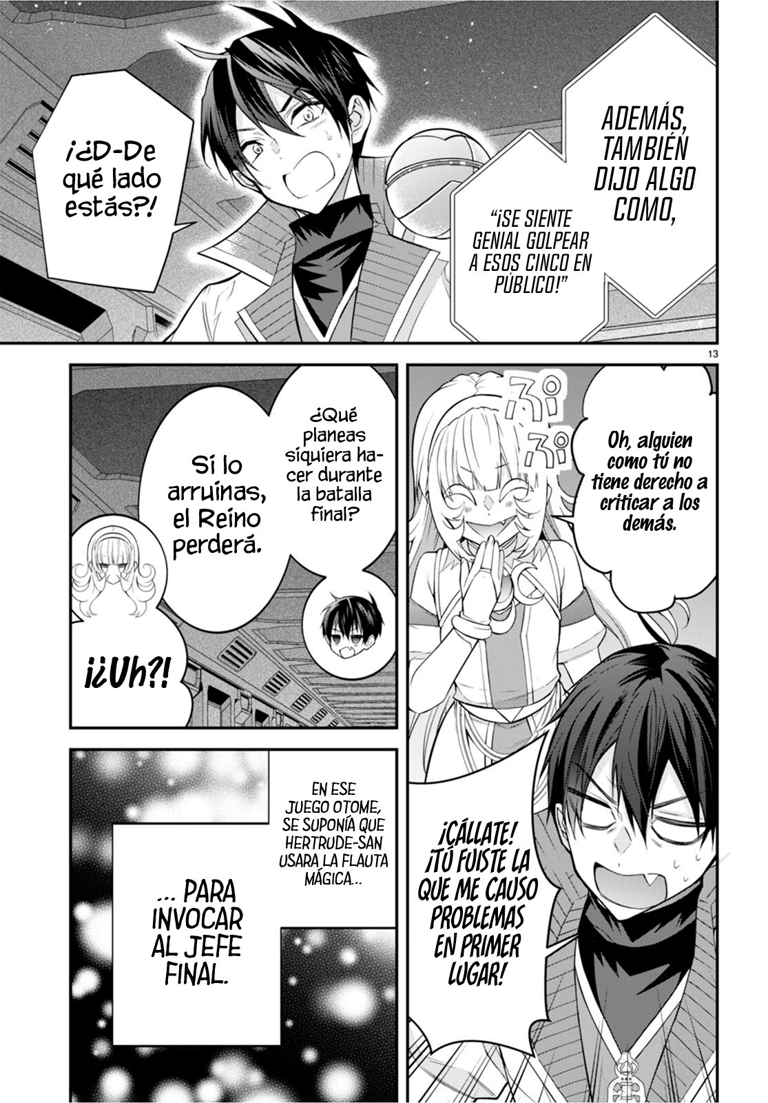 Otome Game Sekai wa Mob ni Kibishii Sekai Desu Capitulo 42: El Subterráneo de las Ruinas página 17