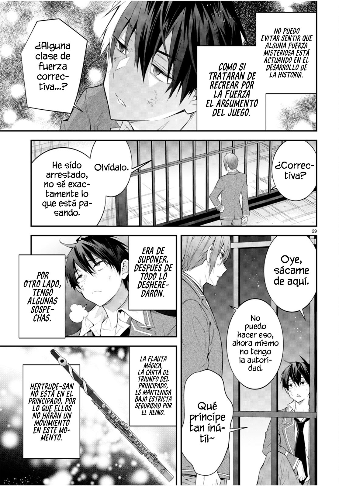 Otome Game Sekai wa Mob ni Kibishii Sekai Desu Capitulo 46 página 32
