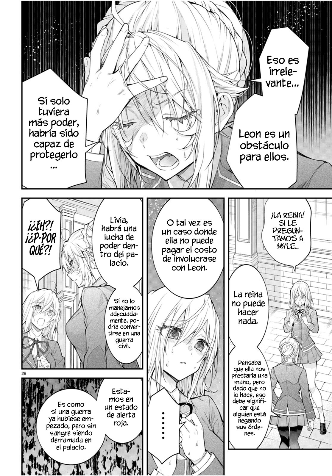 Otome Game Sekai wa Mob ni Kibishii Sekai Desu Capitulo 47: Muchas Intrigas página 28