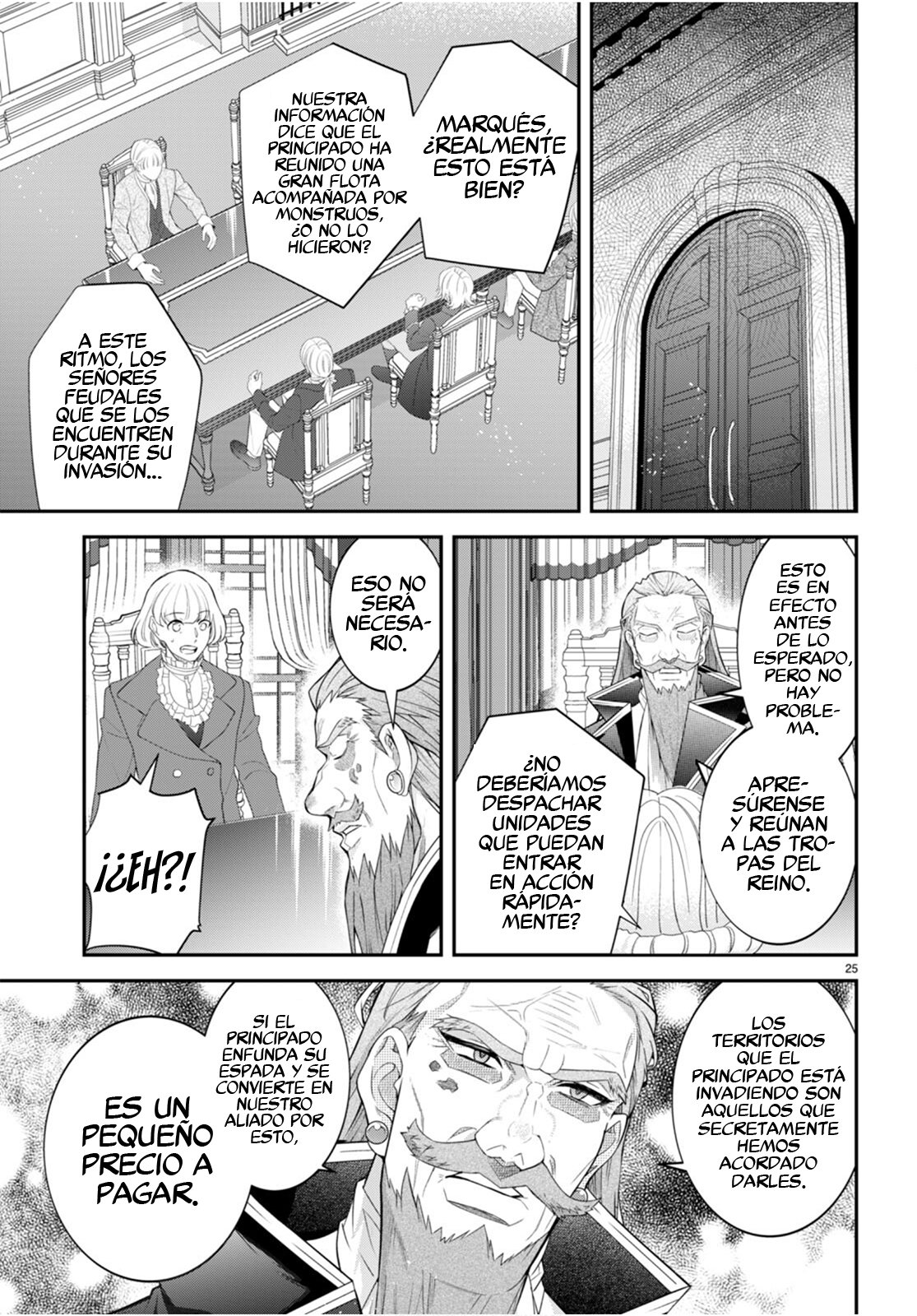 Otome Game Sekai wa Mob ni Kibishii Sekai Desu Capitulo 48: Arrodíllense página 27