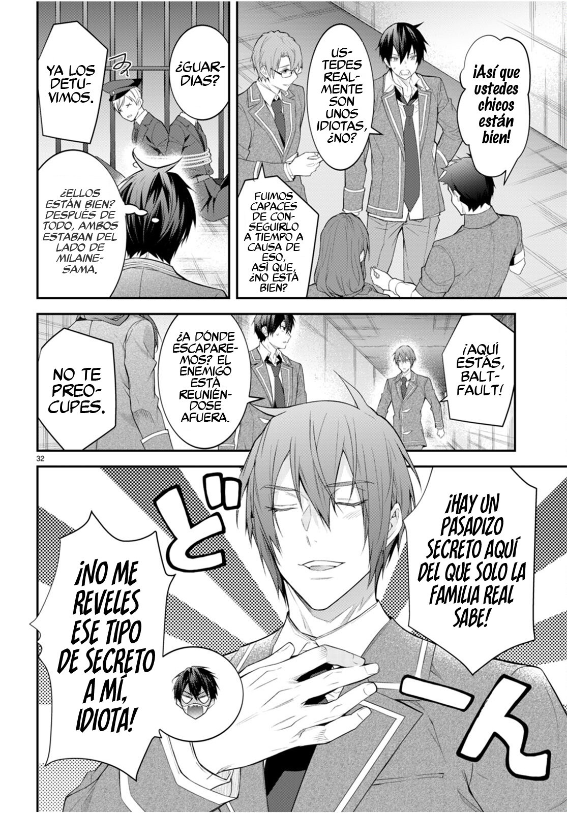 Otome Game Sekai wa Mob ni Kibishii Sekai Desu Capitulo 48: Arrodíllense página 34