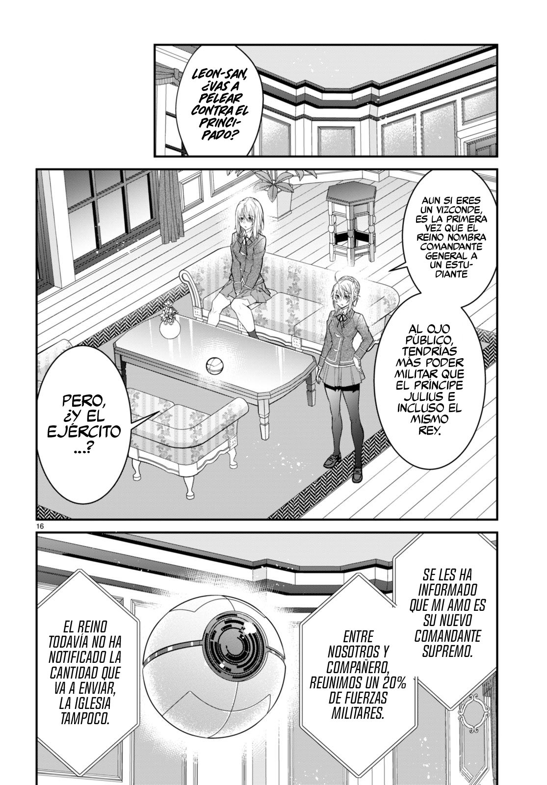 Otome Game Sekai wa Mob ni Kibishii Sekai Desu Capitulo 50: El Camino a Ser un Comandante Supremo página 17
