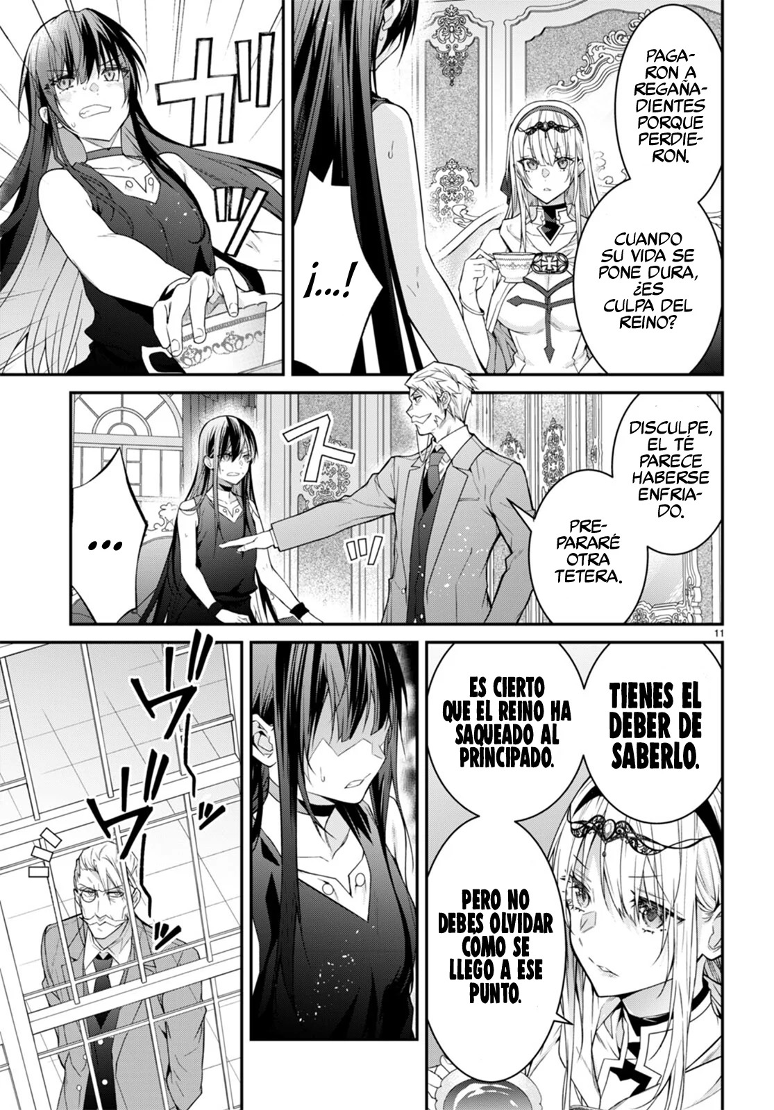 Otome Game Sekai wa Mob ni Kibishii Sekai Desu Capitulo 55 página 12