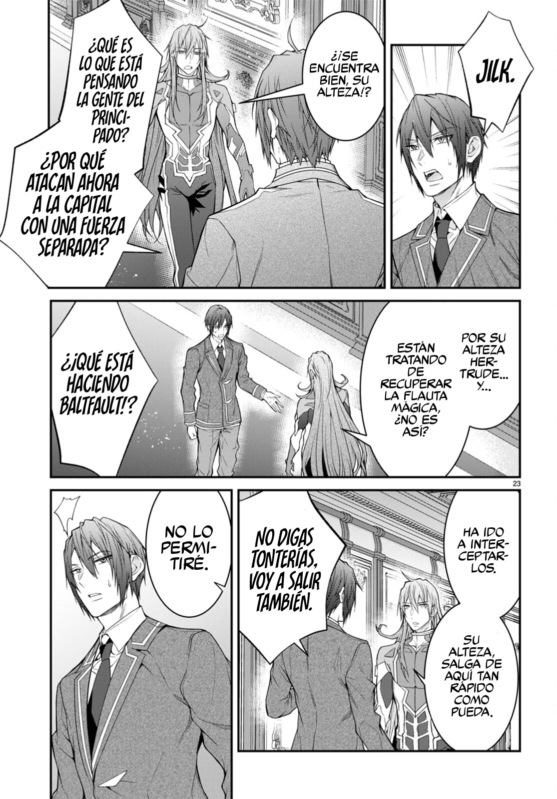 Otome Game Sekai wa Mob ni Kibishii Sekai Desu Capitulo 55 página 24