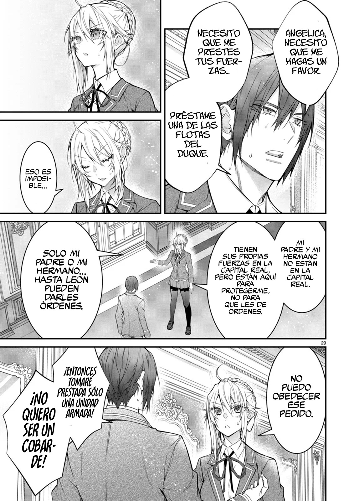 Otome Game Sekai wa Mob ni Kibishii Sekai Desu Capitulo 55 página 30