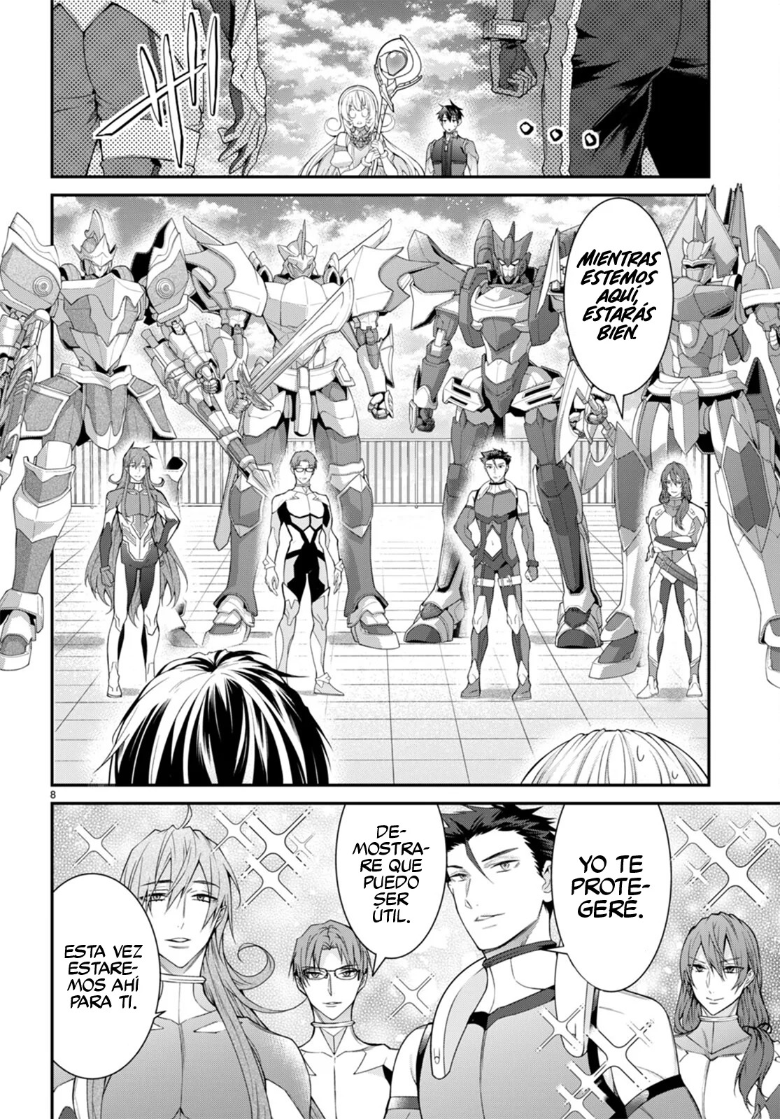 Otome Game Sekai wa Mob ni Kibishii Sekai Desu Capitulo 57: El Caballero Enmascarado página 8