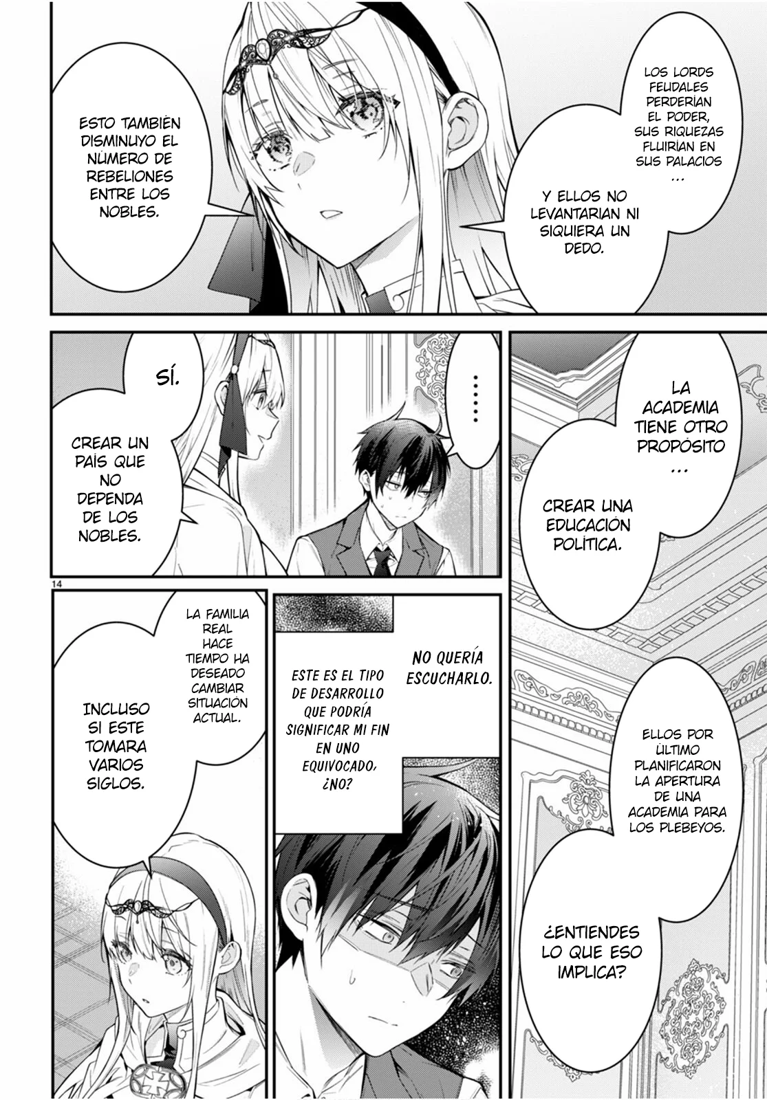 Otome Game Sekai wa Mob ni Kibishii Sekai Desu Capitulo 64: La realidad del reino página 15
