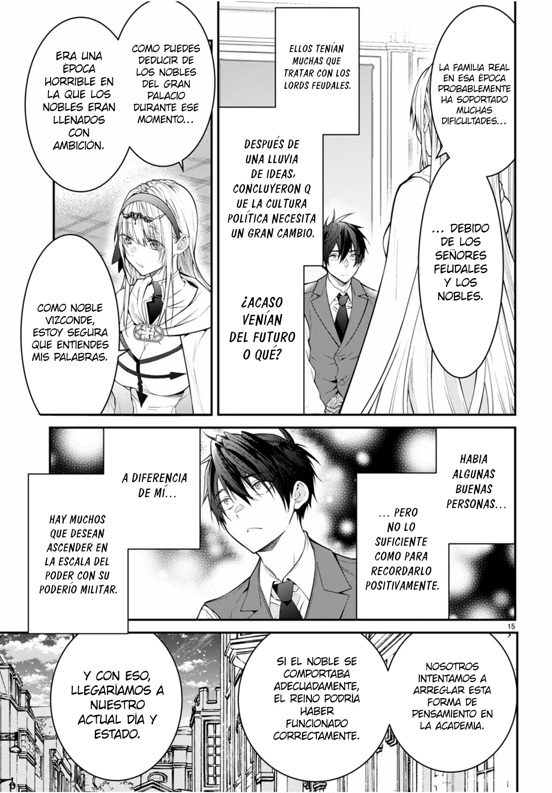 Otome Game Sekai wa Mob ni Kibishii Sekai Desu Capitulo 64: La realidad del reino página 16