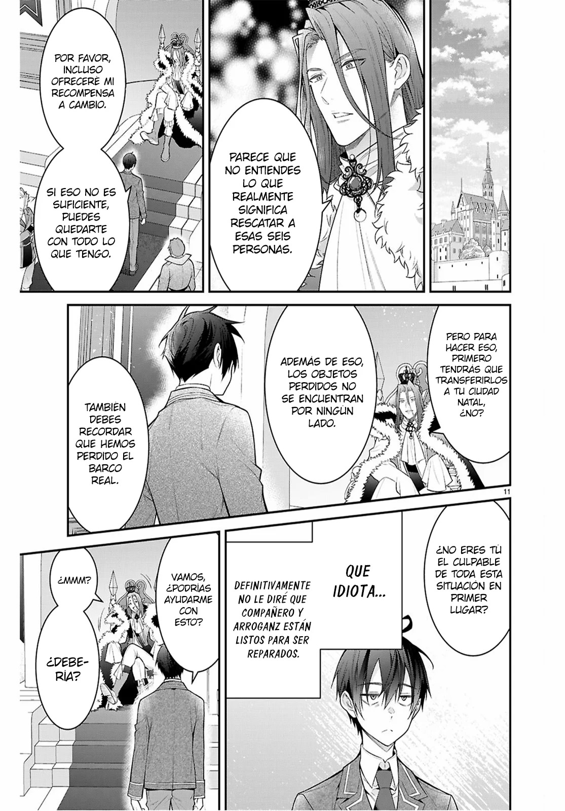 Otome Game Sekai wa Mob ni Kibishii Sekai Desu Capitulo 65: Como se esperaba de esos idiotas página 11
