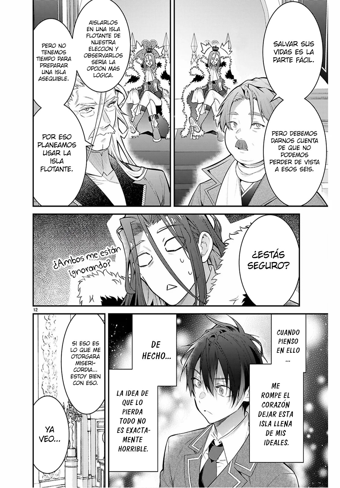 Otome Game Sekai wa Mob ni Kibishii Sekai Desu Capitulo 65: Como se esperaba de esos idiotas página 12
