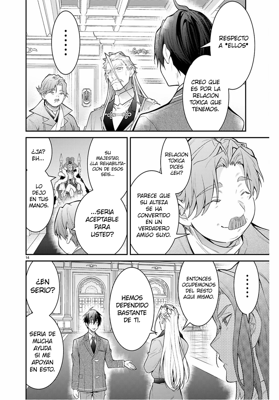Otome Game Sekai wa Mob ni Kibishii Sekai Desu Capitulo 65: Como se esperaba de esos idiotas página 14