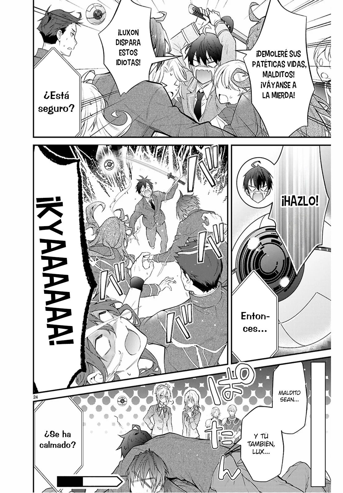 Otome Game Sekai wa Mob ni Kibishii Sekai Desu Capitulo 65: Como se esperaba de esos idiotas página 24