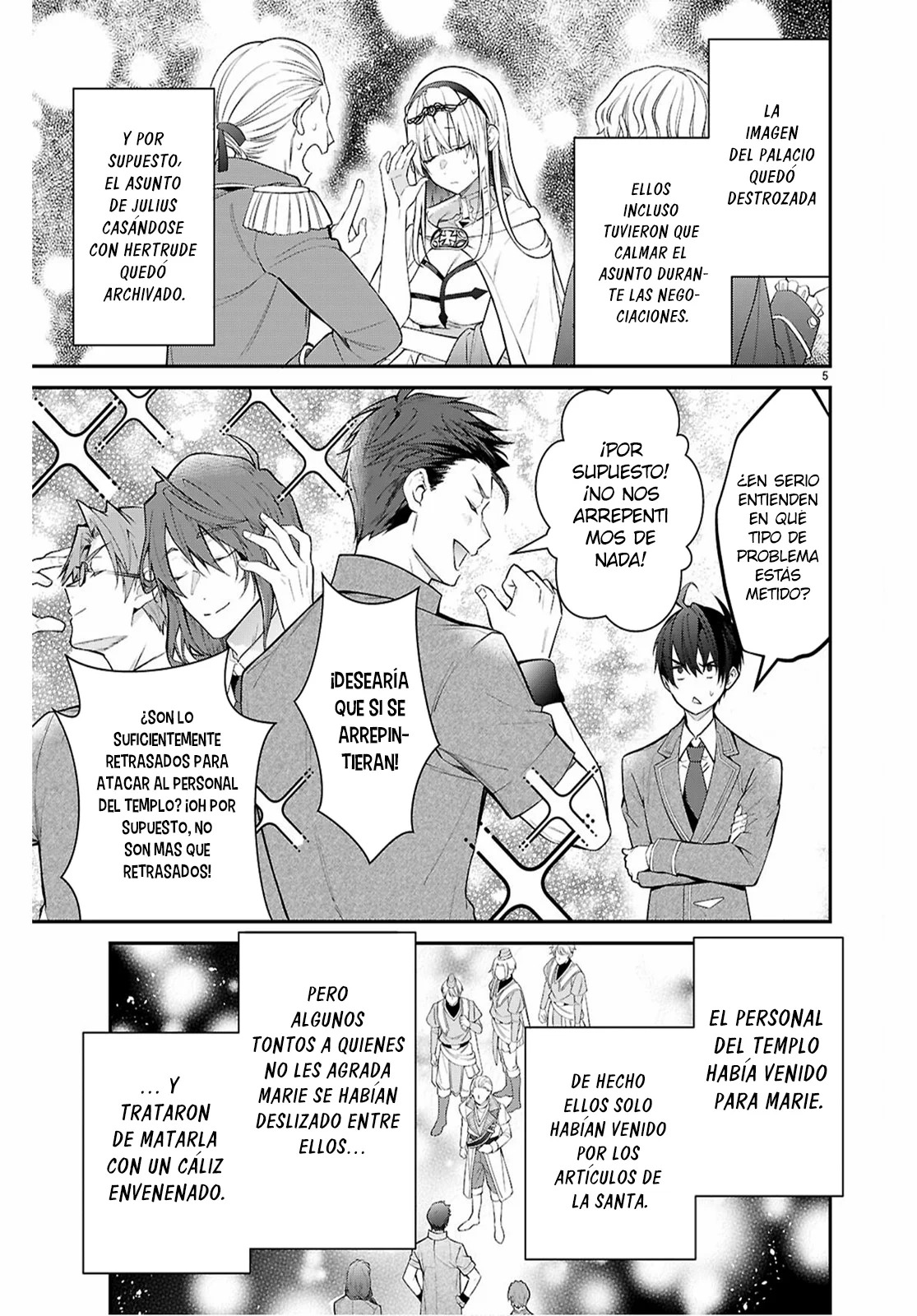 Otome Game Sekai wa Mob ni Kibishii Sekai Desu Capitulo 65: Como se esperaba de esos idiotas página 5