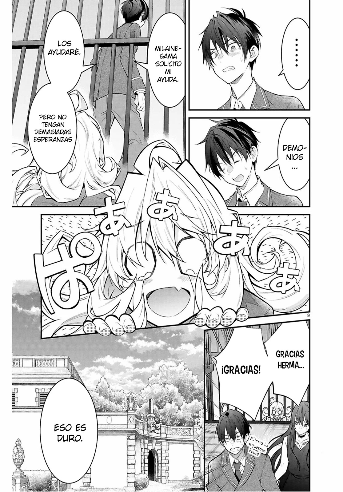 Otome Game Sekai wa Mob ni Kibishii Sekai Desu Capitulo 65: Como se esperaba de esos idiotas página 9