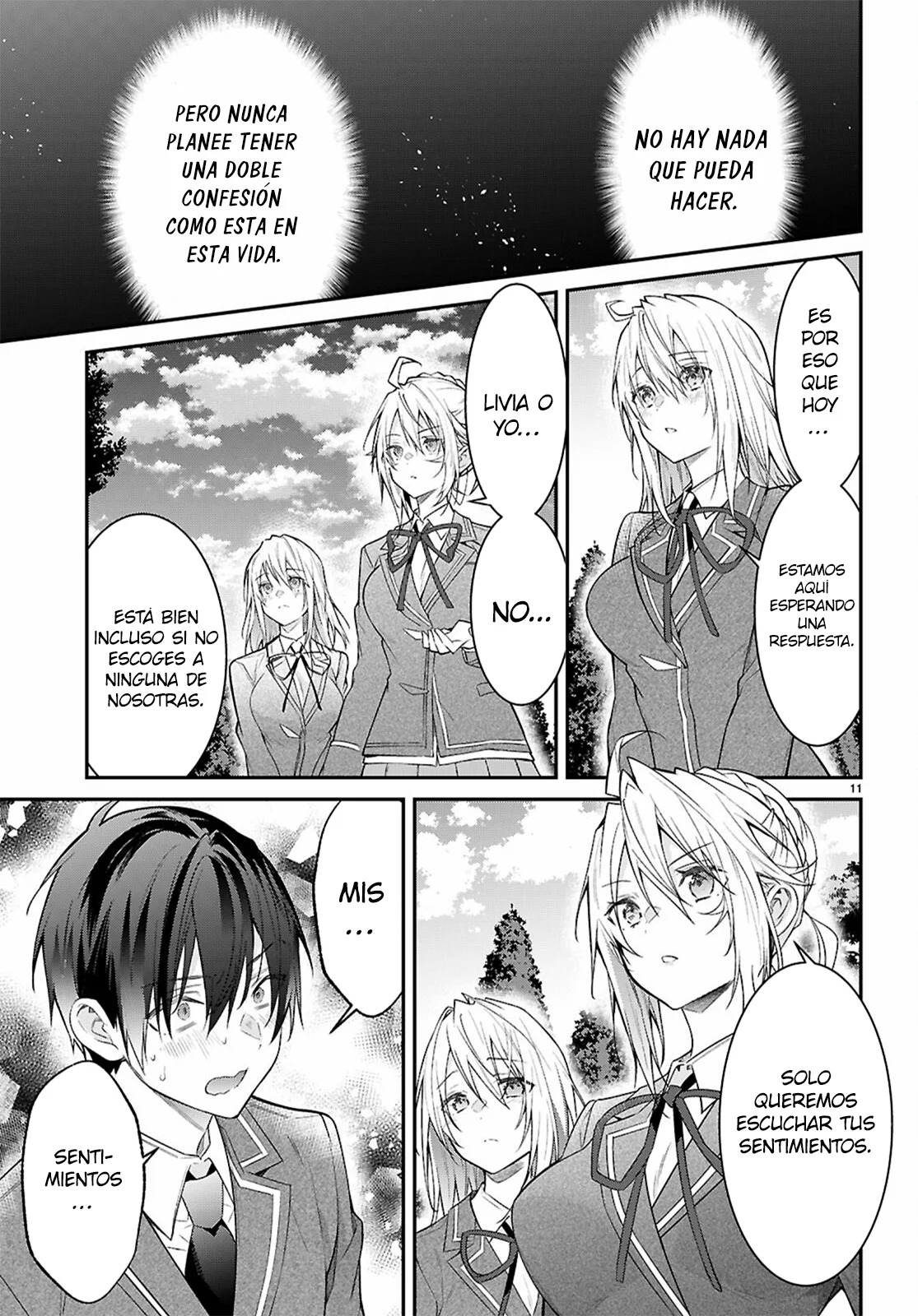 Otome Game Sekai wa Mob ni Kibishii Sekai Desu Capitulo 66: ¿A quien? página 11