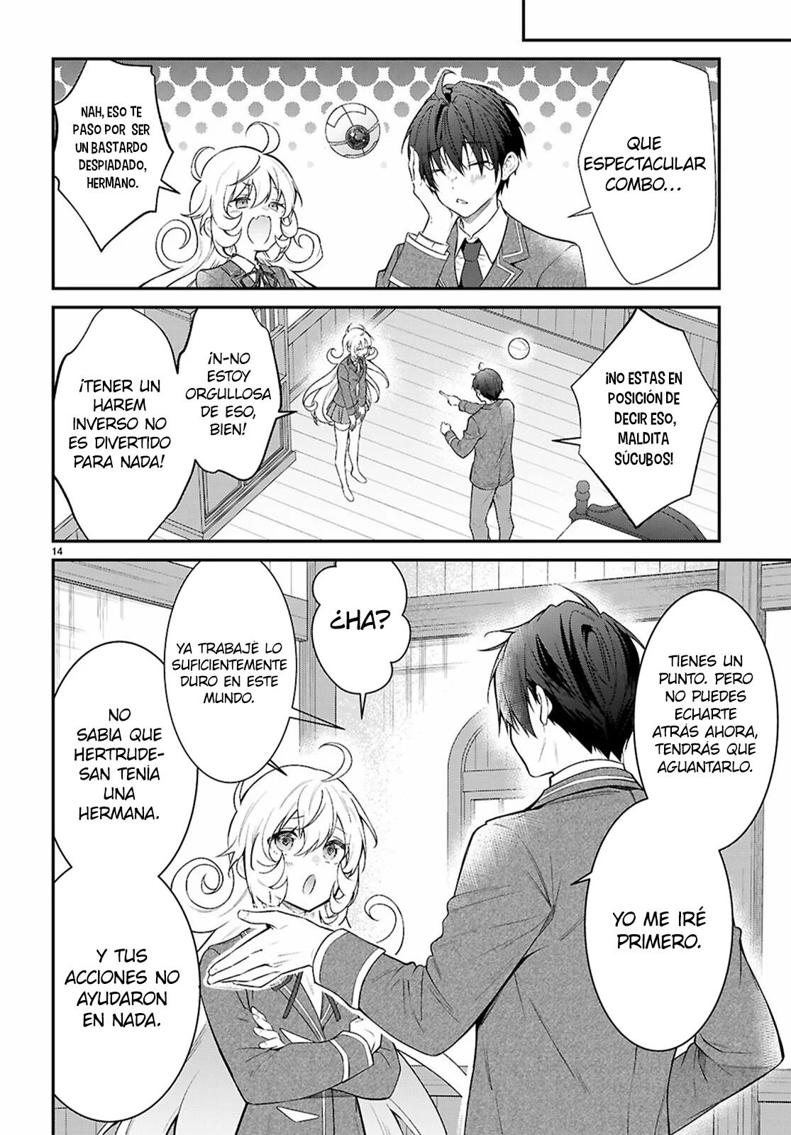 Otome Game Sekai wa Mob ni Kibishii Sekai Desu Capitulo 66: ¿A quien? página 14