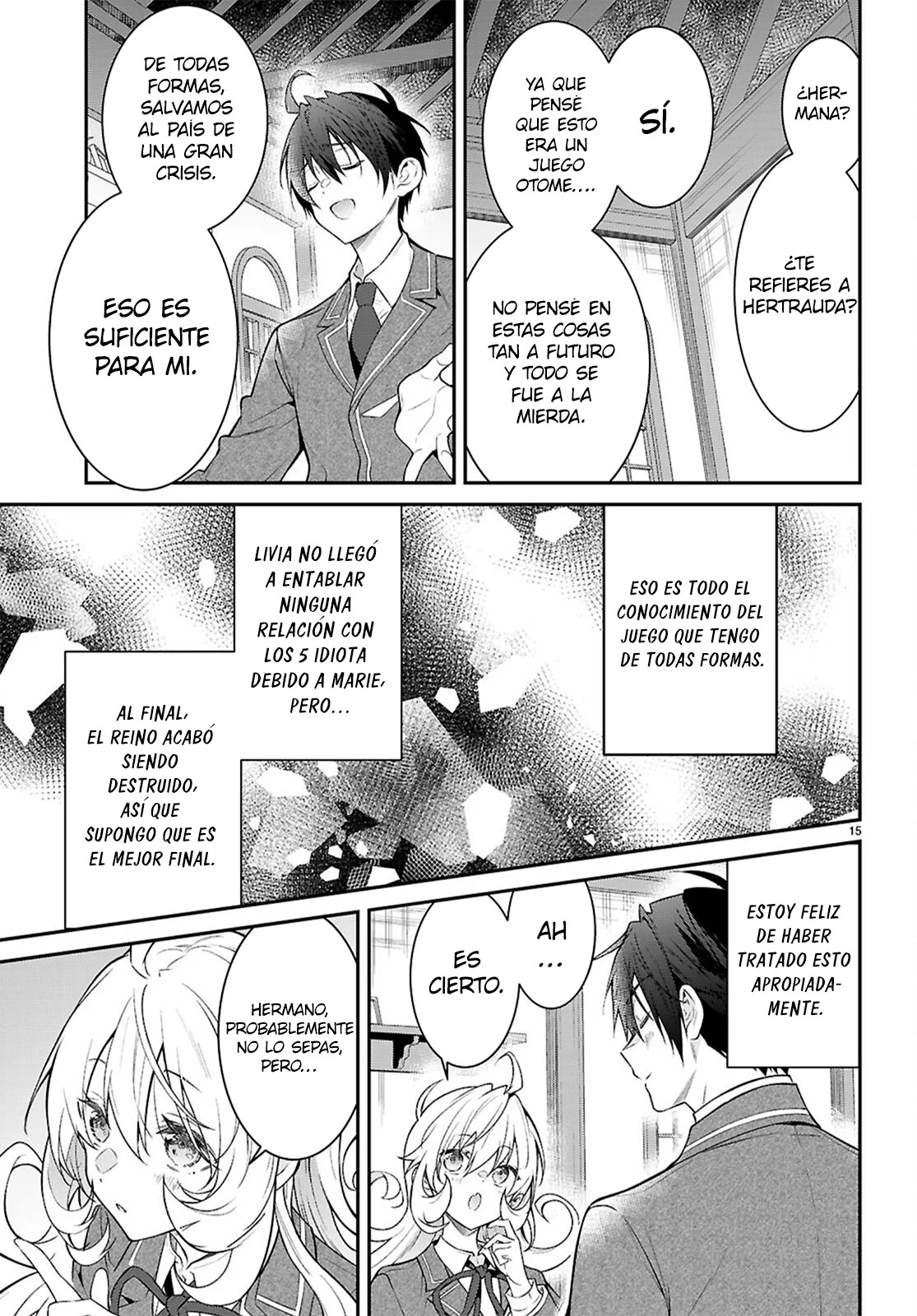 Otome Game Sekai wa Mob ni Kibishii Sekai Desu Capitulo 66: ¿A quien? página 15