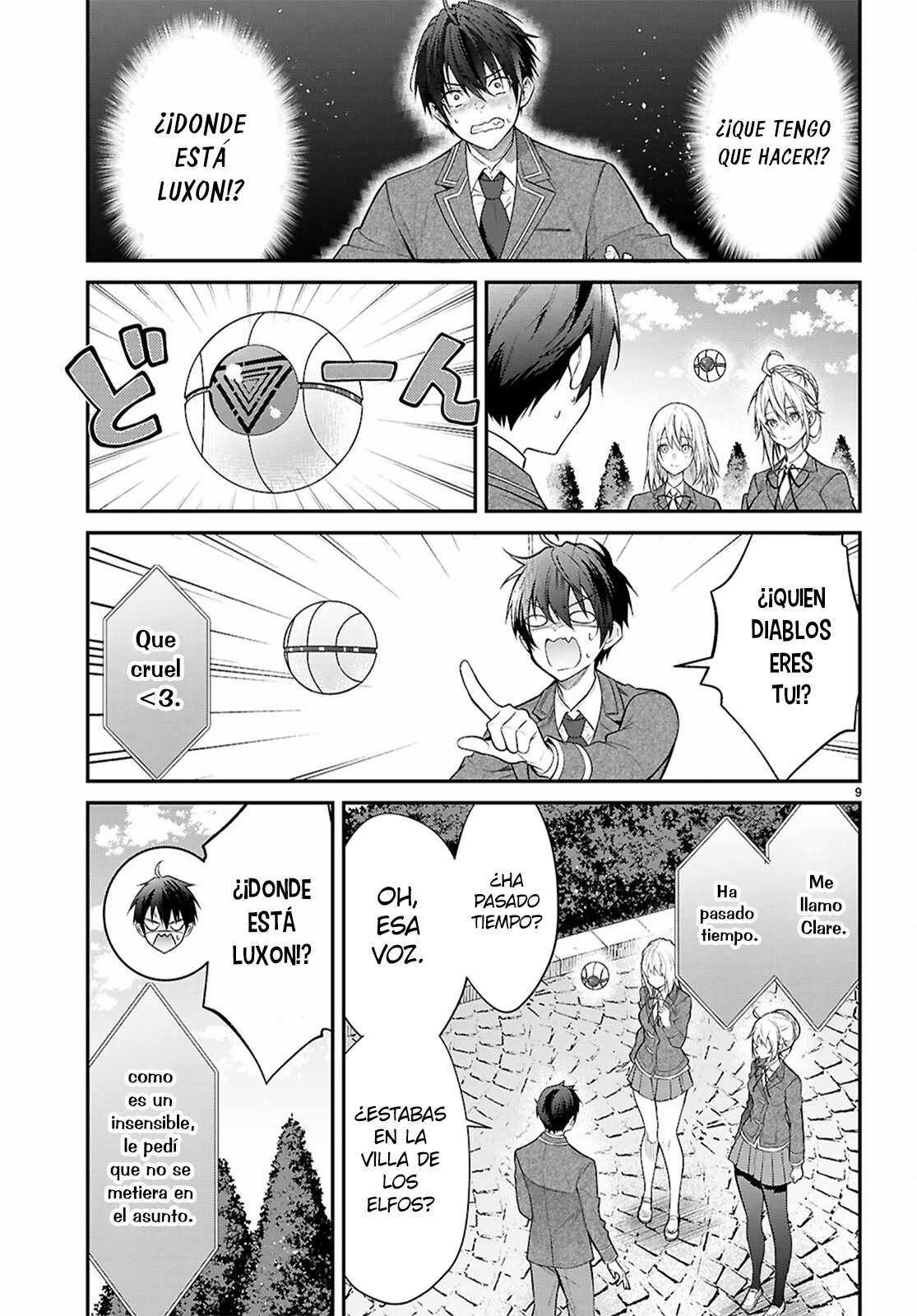 Otome Game Sekai wa Mob ni Kibishii Sekai Desu Capitulo 66: ¿A quien? página 9