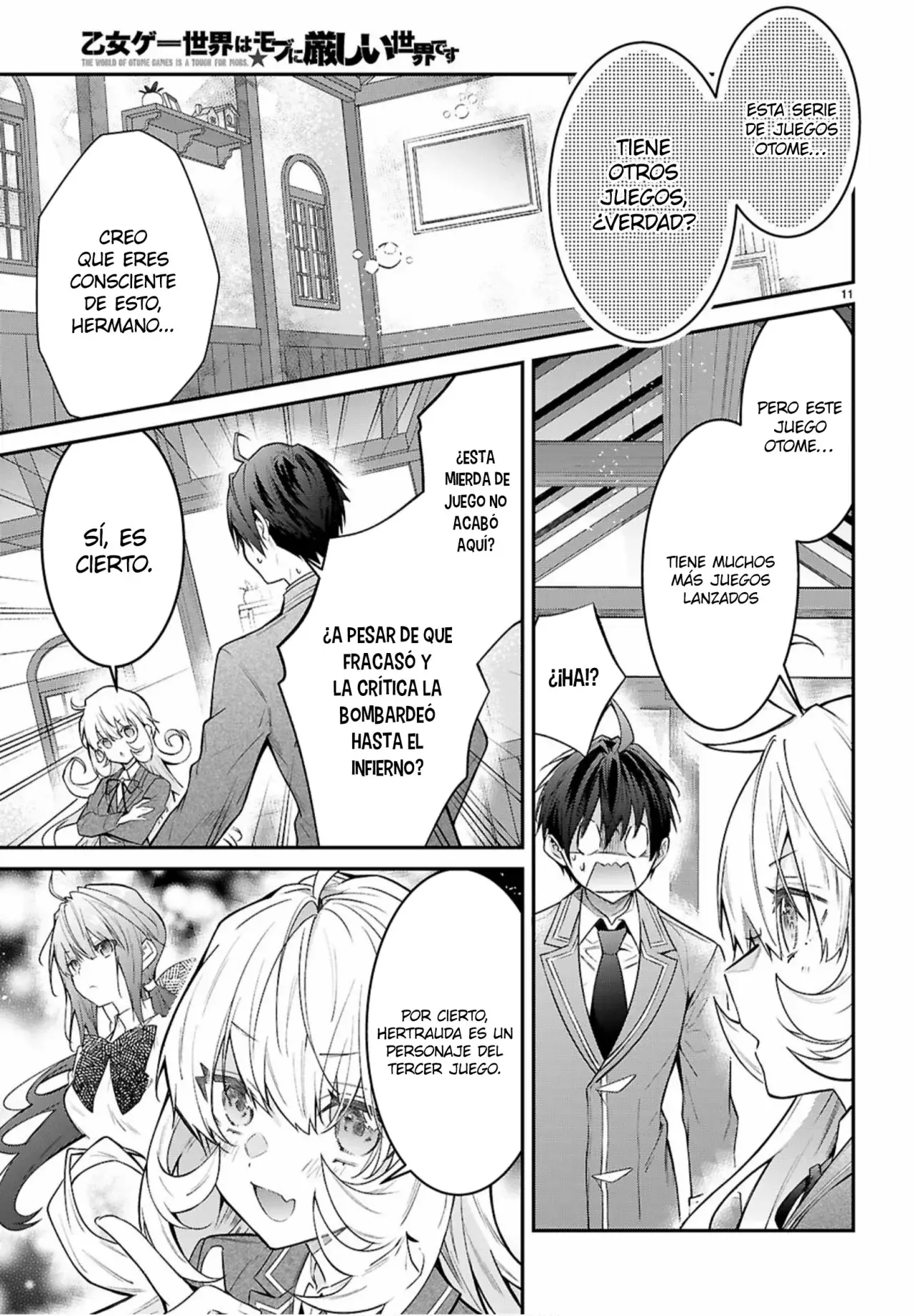 Otome Game Sekai wa Mob ni Kibishii Sekai Desu Capitulo 67: ¿Seguimos? página 11
