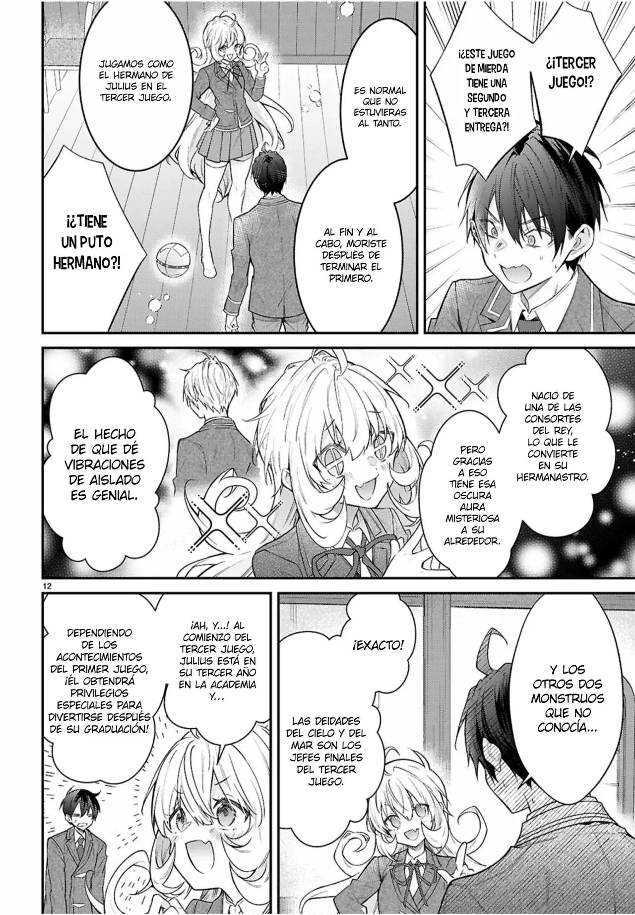 Otome Game Sekai wa Mob ni Kibishii Sekai Desu Capitulo 67: ¿Seguimos? página 12