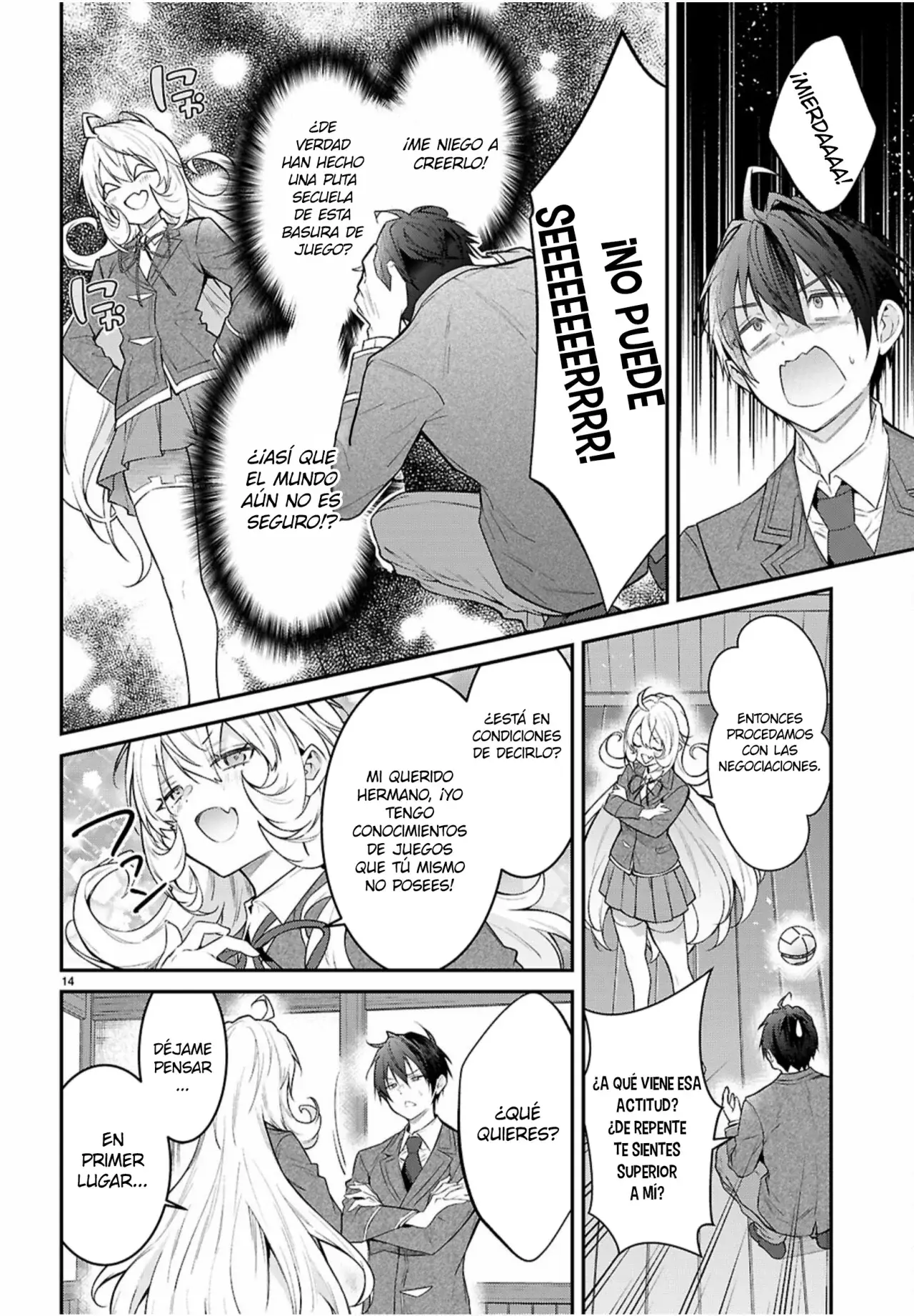 Otome Game Sekai wa Mob ni Kibishii Sekai Desu Capitulo 67: ¿Seguimos? página 14