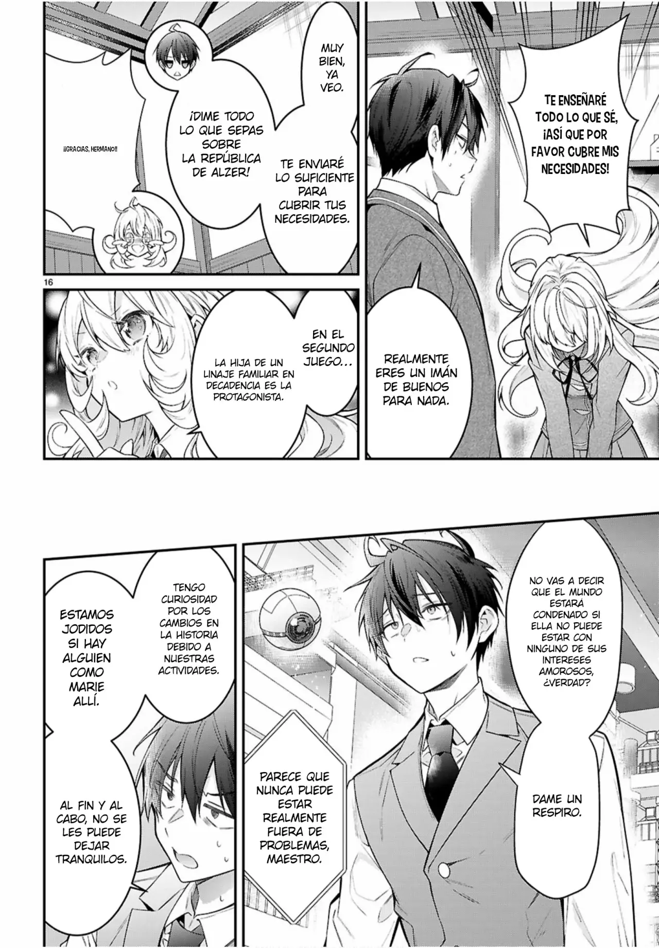 Otome Game Sekai wa Mob ni Kibishii Sekai Desu Capitulo 67: ¿Seguimos? página 16