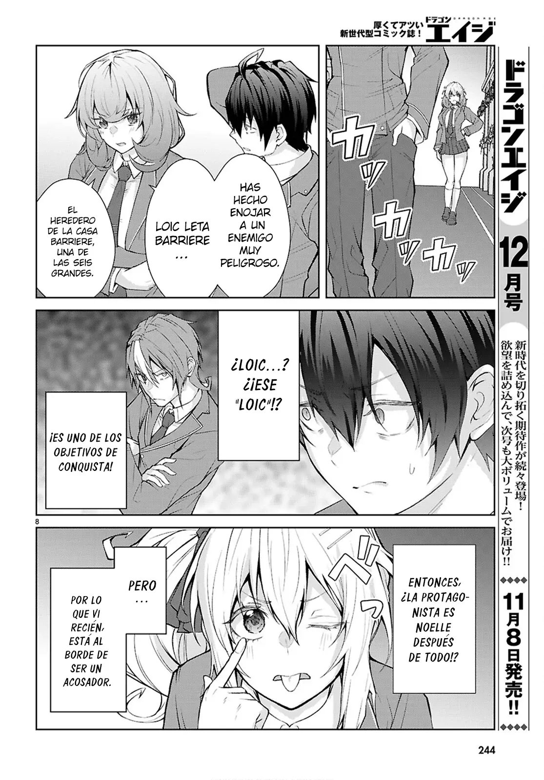 Otome Game Sekai wa Mob ni Kibishii Sekai Desu Capitulo 72: 2do Arco, Capítulo 4 página 9