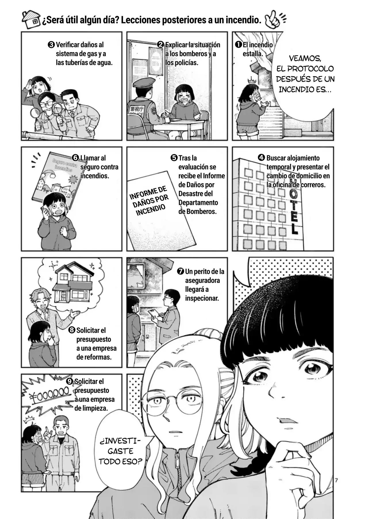 Save Every Little Things Capitulo 27: La limpieza tras el incendio página 7