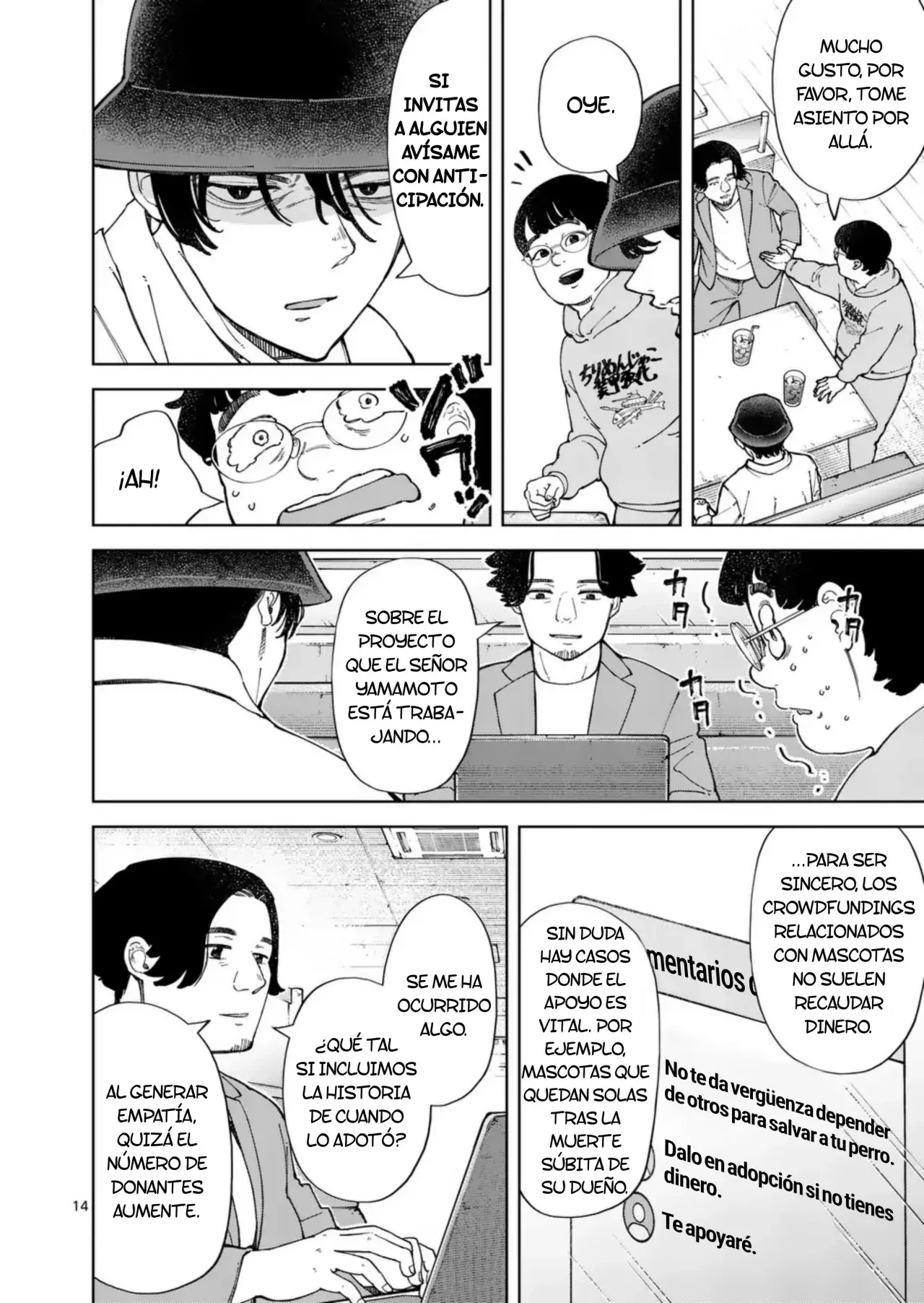 Save Every Little Things Capitulo 35: Consulta sobre crowdfunding página 14