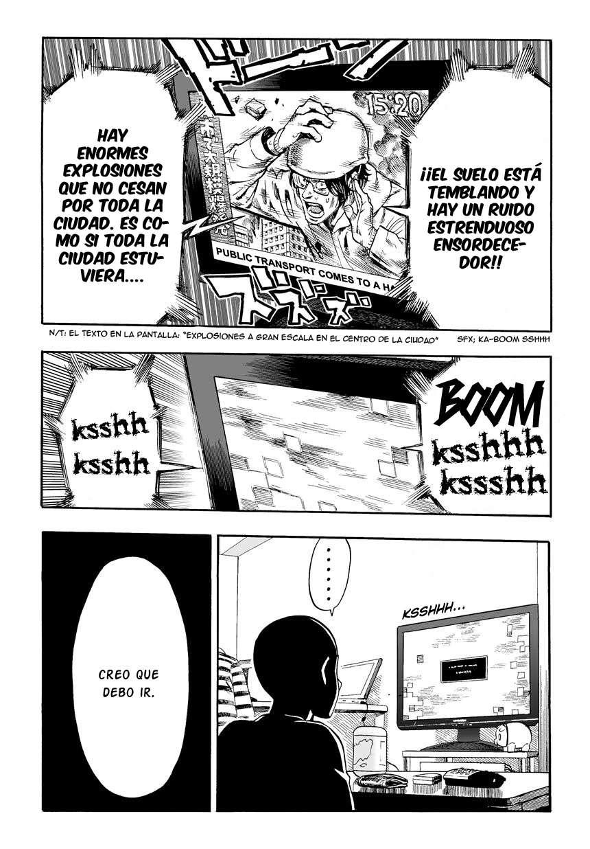 One Punch-Man Capitulo 1: Un Golpe página 7